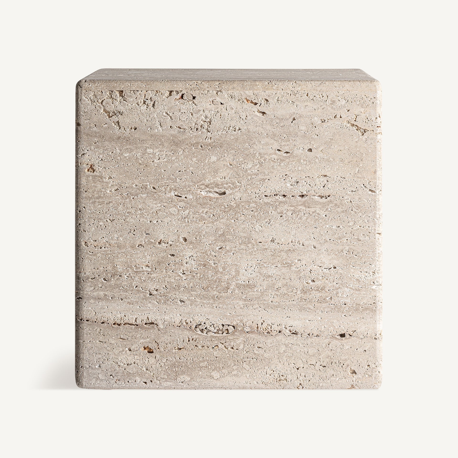 RAPOLANO travertine side table