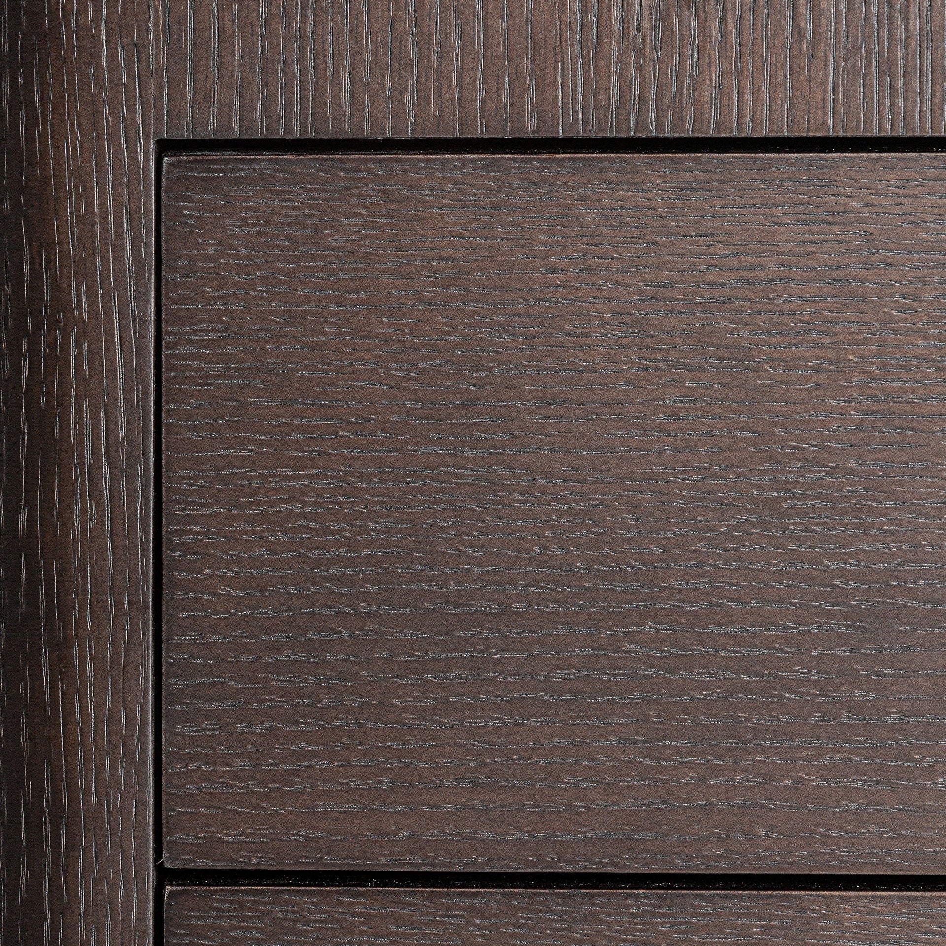 WHOLEN Nightstand in Dark Brown with White Top
