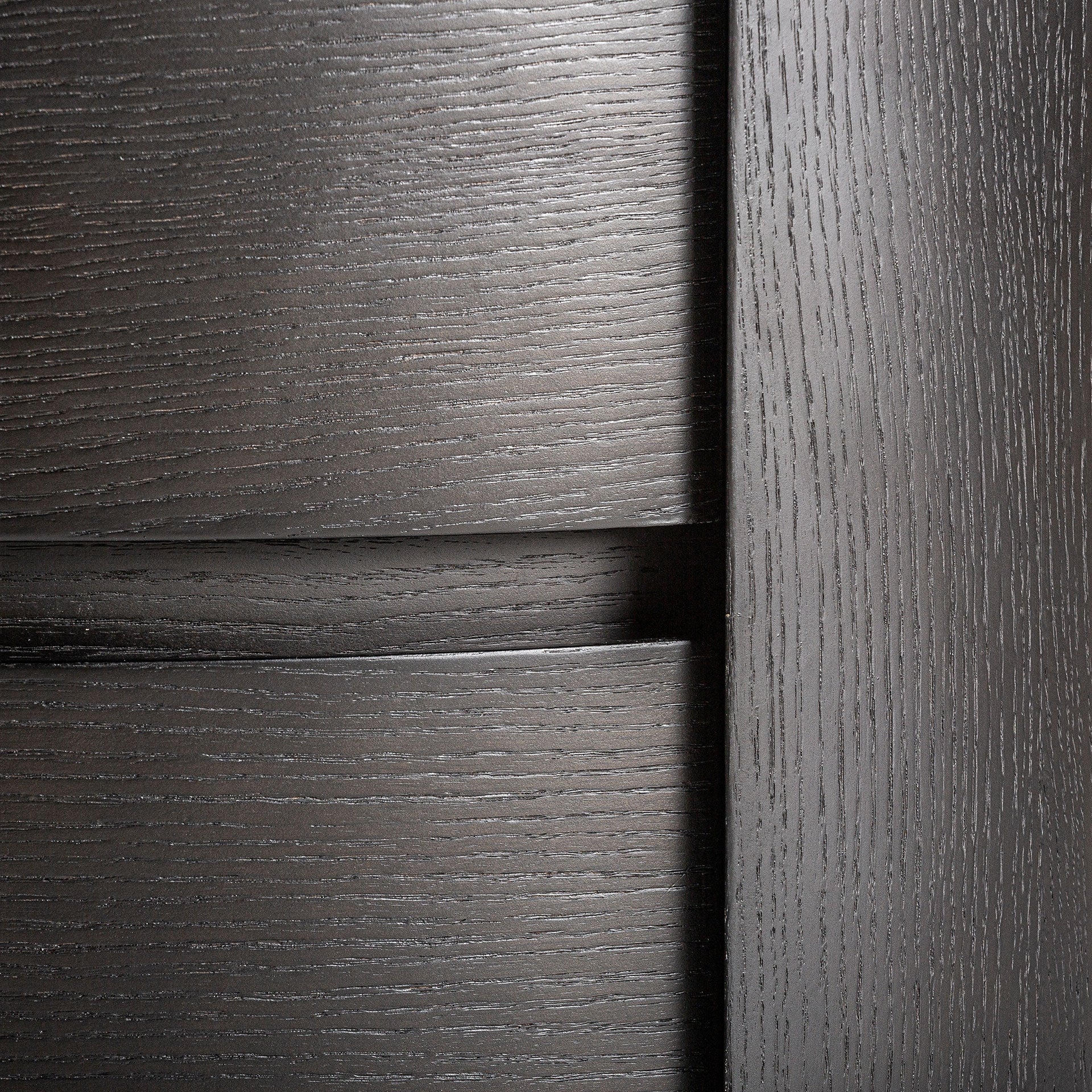 ZOFINGEN Nightstand Black Veneer with White Top