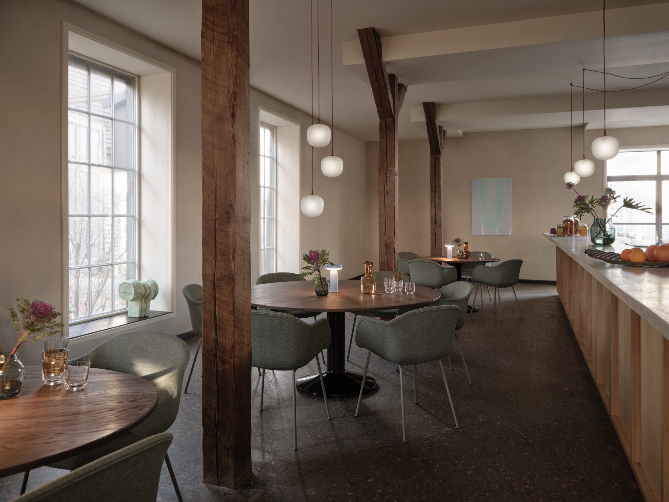 Burgundy MIDST Round Table