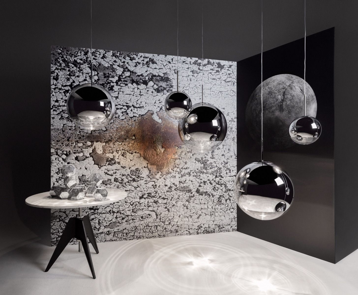 Spiegelkugel Slebrry Hanging Lampe