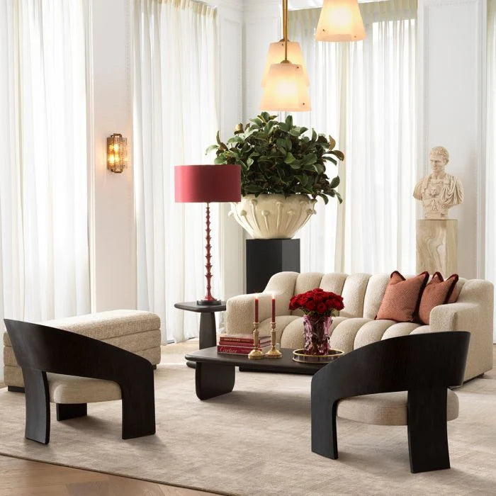 Außenblumentopf MISTRAL cremefarbene Keramik