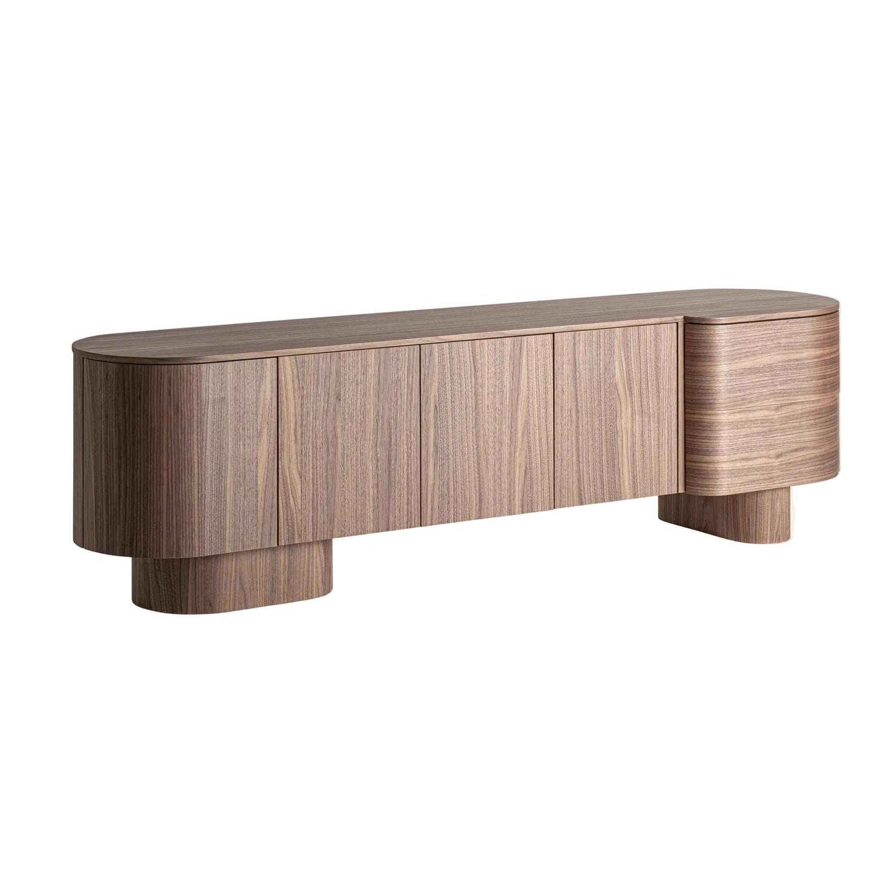 RTV-Szafka KEXBY Nussfurnier