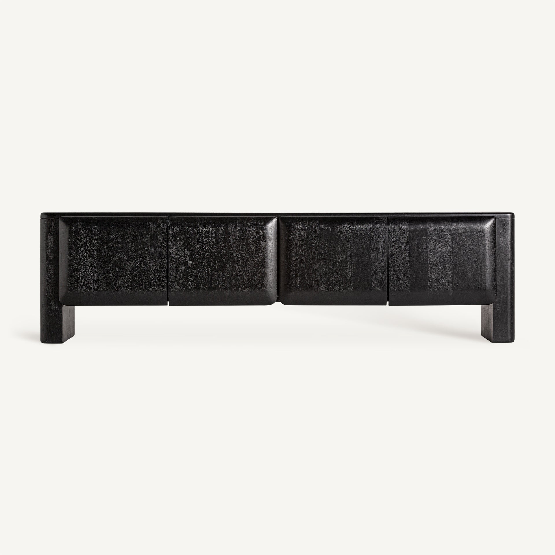 RTV-Sideboard NORFOLK schwarzes Mangoholz