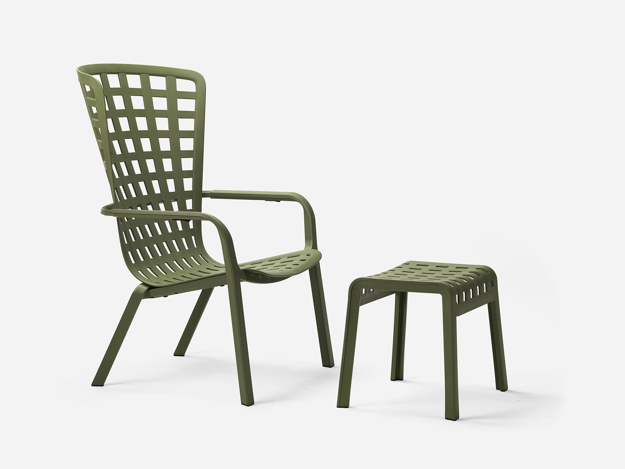 Outdoor Footrest POGGIO agave green