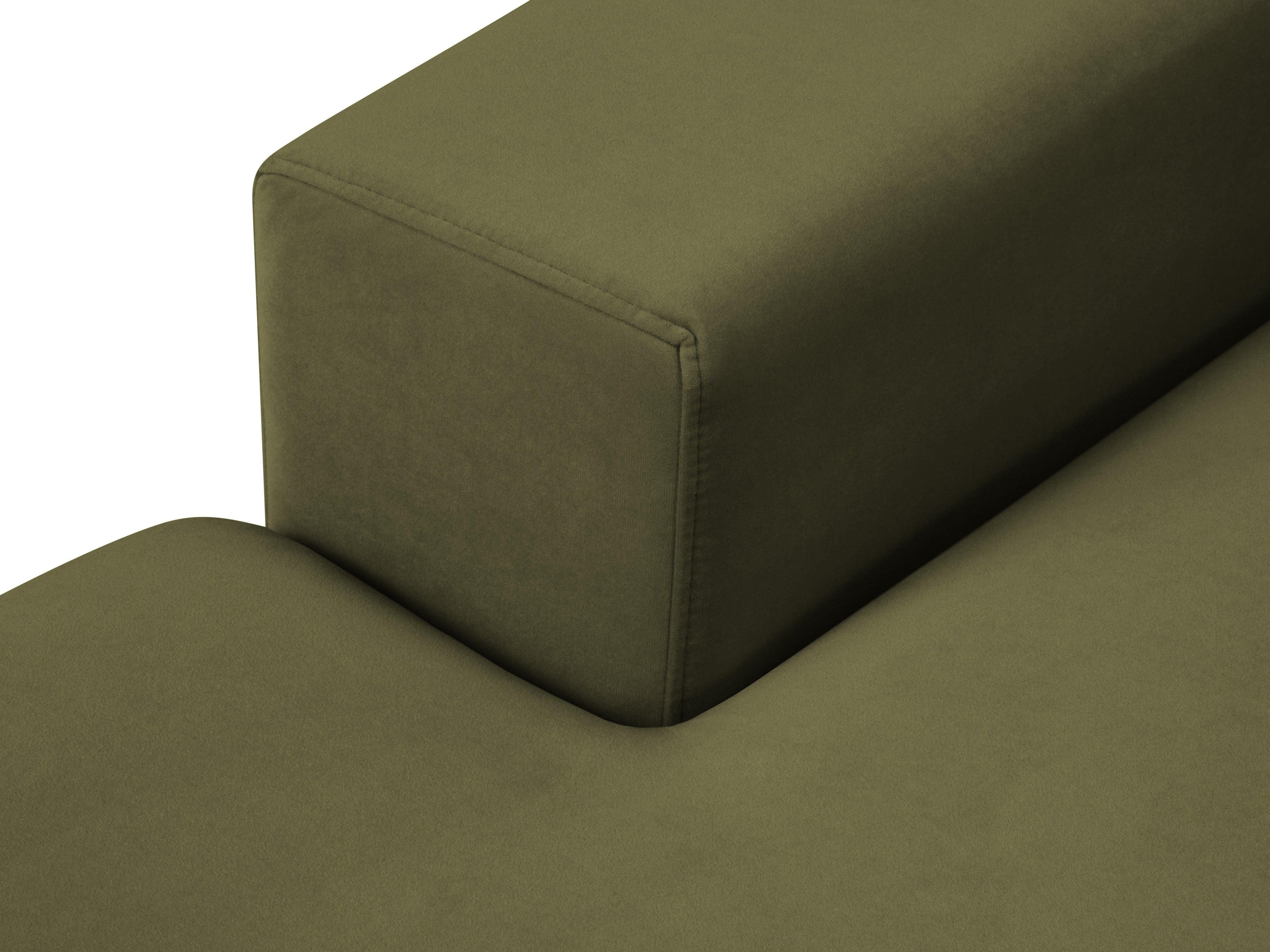 Narożnik aksamitny 5-osobowy symetryczny HEBE zielony Mazzini Sofas Eye on Design
