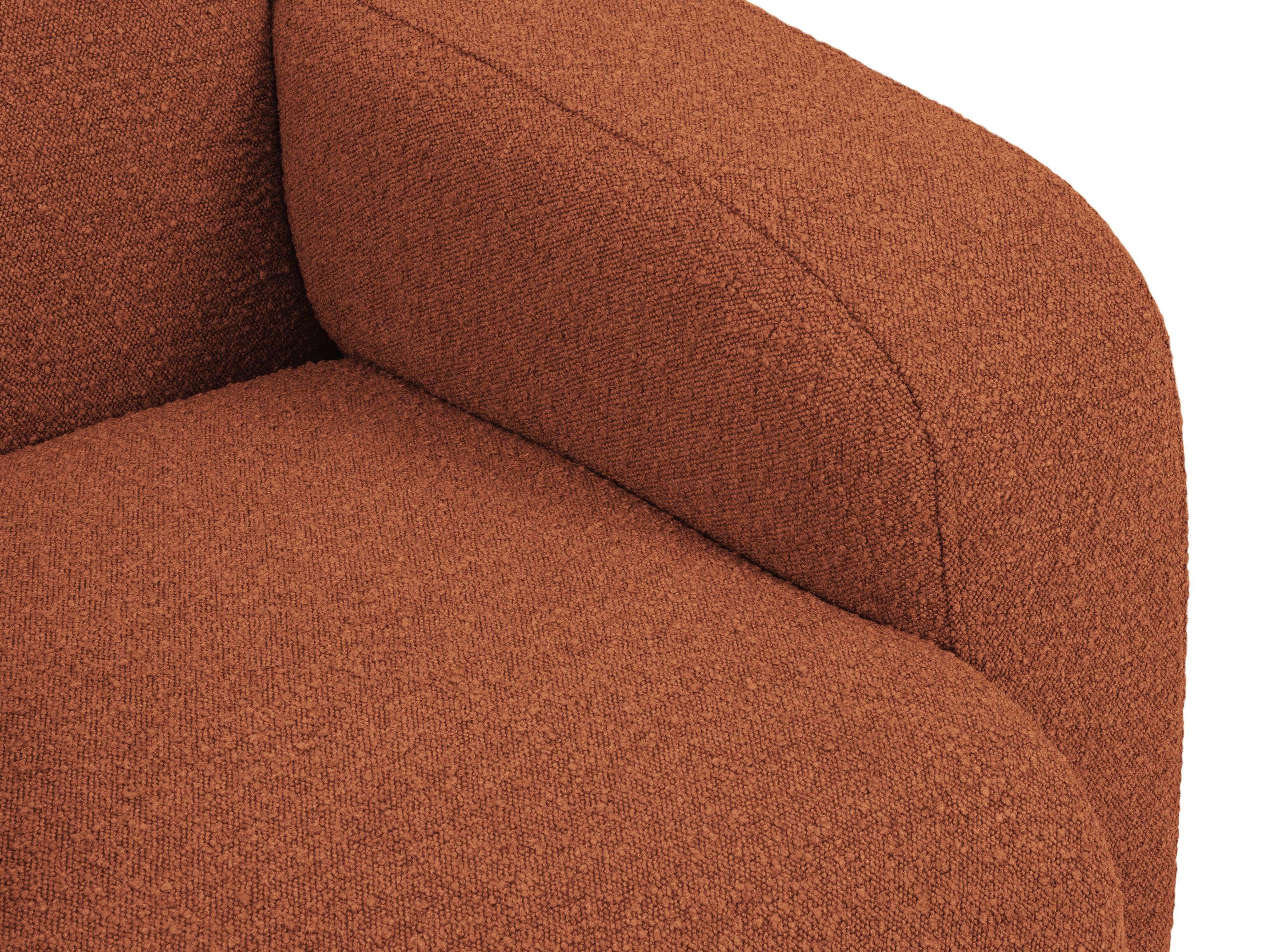 Narożnik lewostronny w tkaninie boucle 4-osobowy LOLA brązowy Windsor & Co Eye on Design