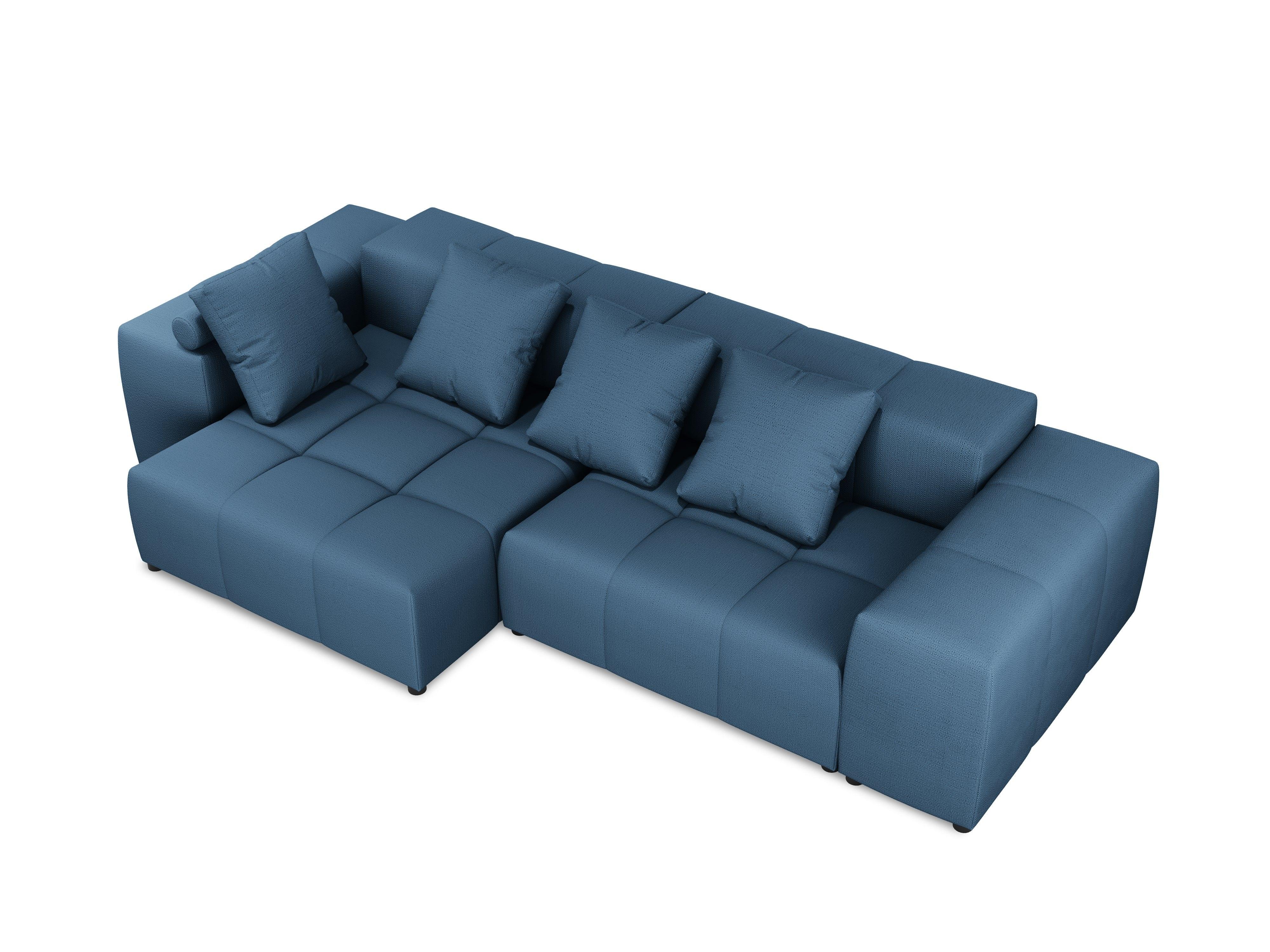 Narożnik modułowy 4-osobowy ROME niebieski Cosmopolitan Design Eye on Design