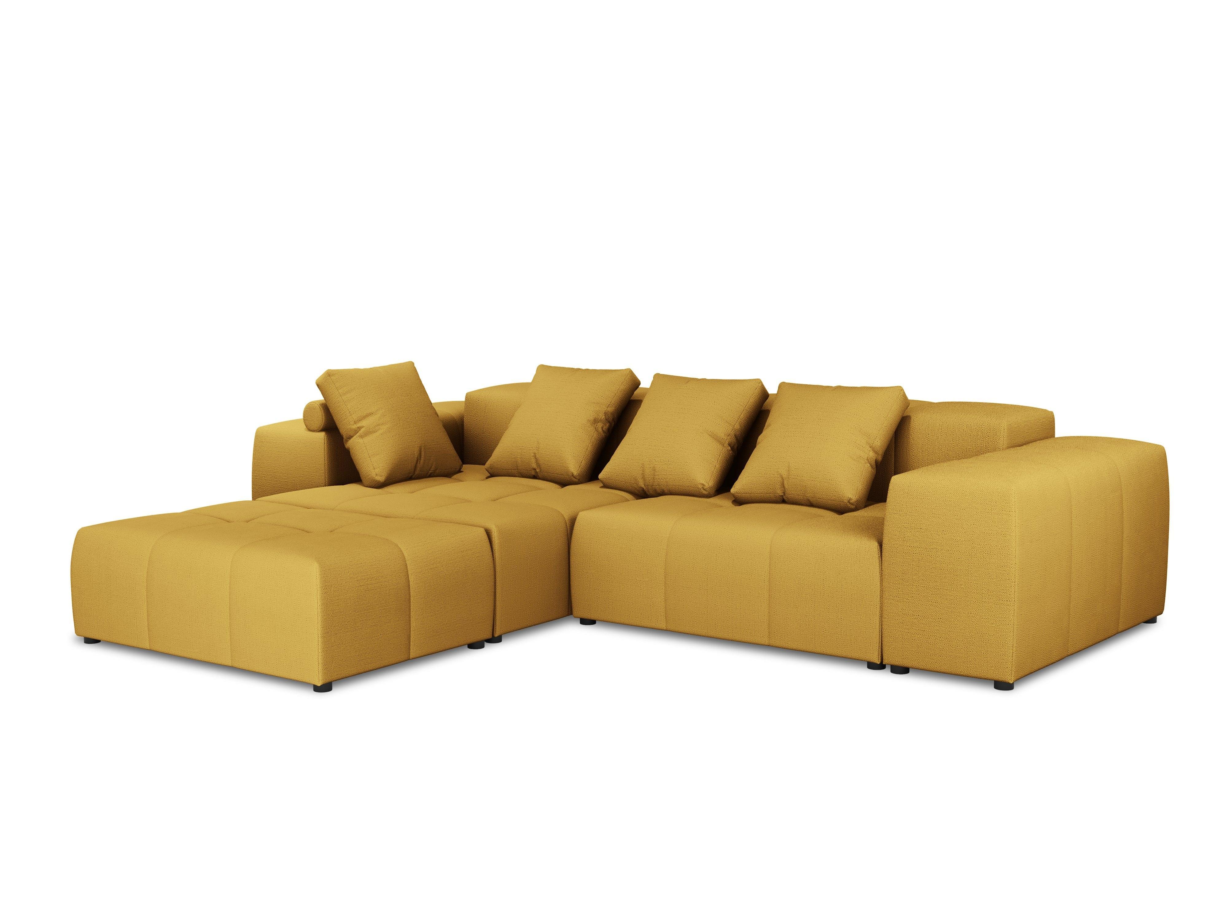 Narożnik modułowy 5-osobowy ROME żółty Cosmopolitan Design Eye on Design