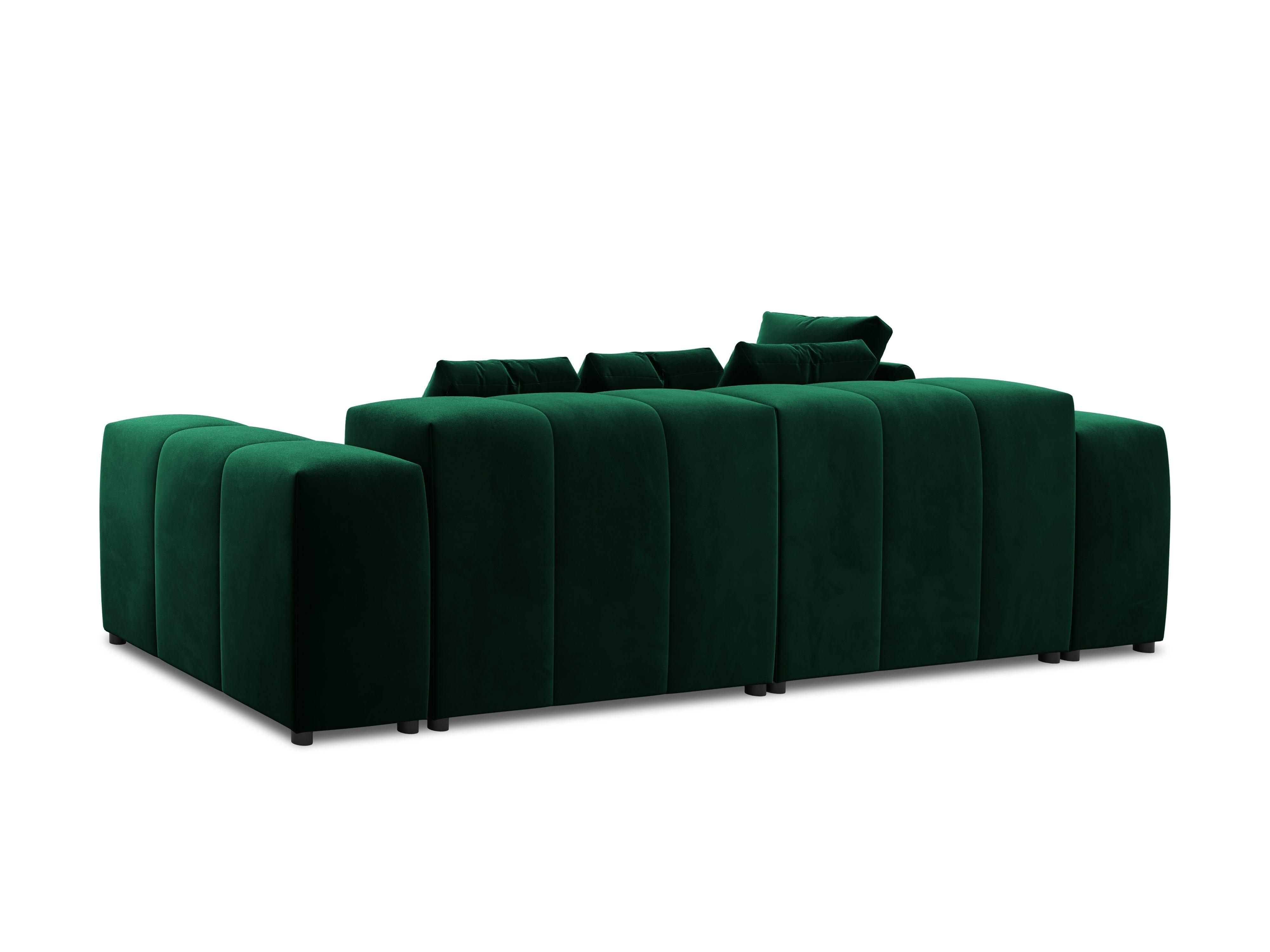 Narożnik modułowy aksamitny 4-osobowy ROME zielony Cosmopolitan Design Eye on Design