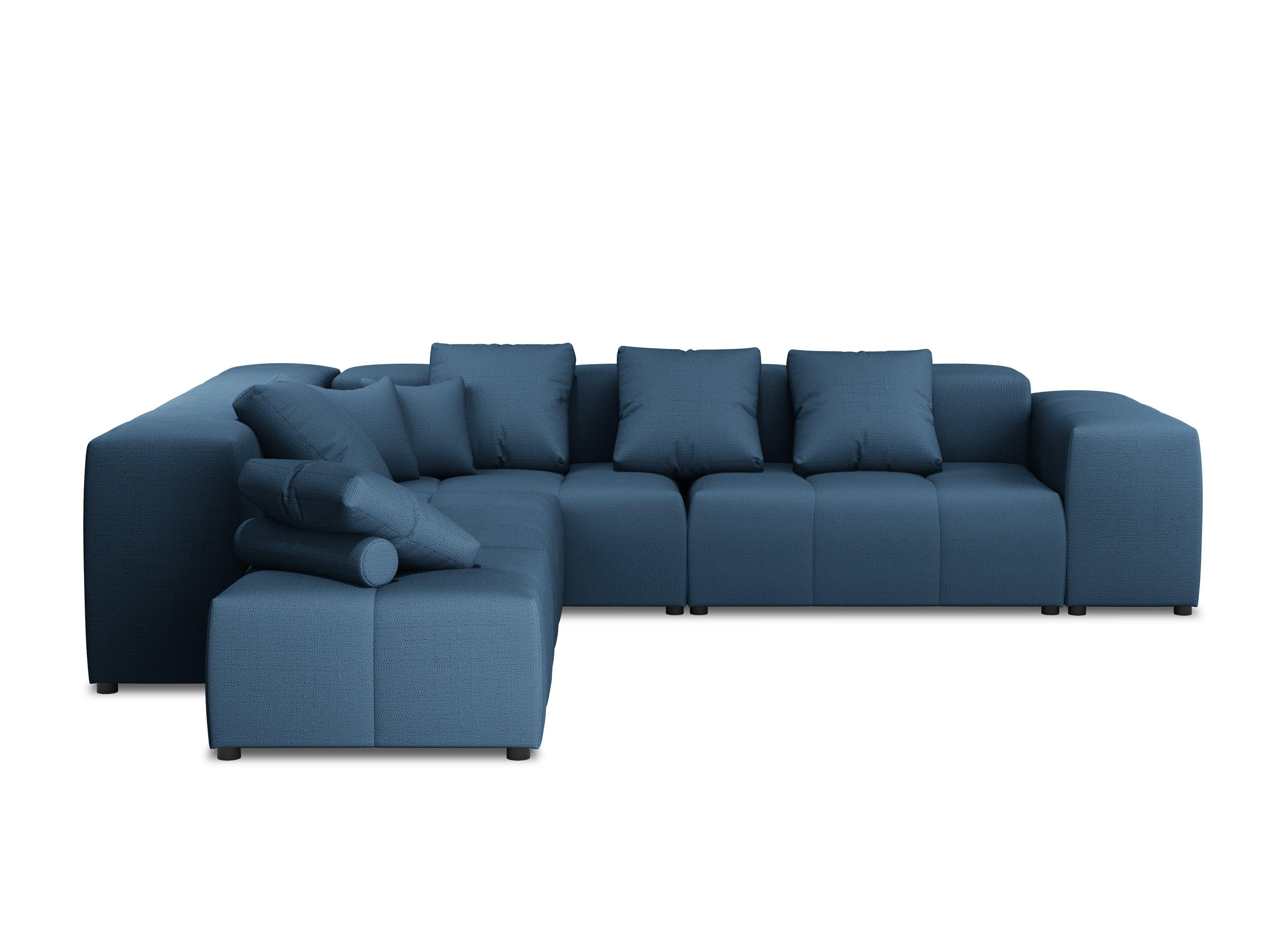 Narożnik modułowy duży 5-osobowy ROME niebieski Cosmopolitan Design Eye on Design