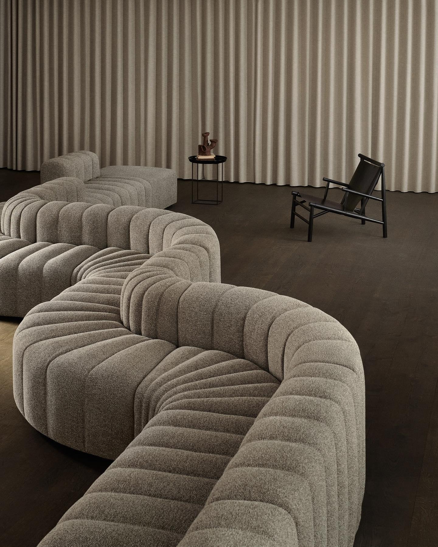 Narożnik modułowy STUDIO boucle beżowy NORR11 Eye on Design