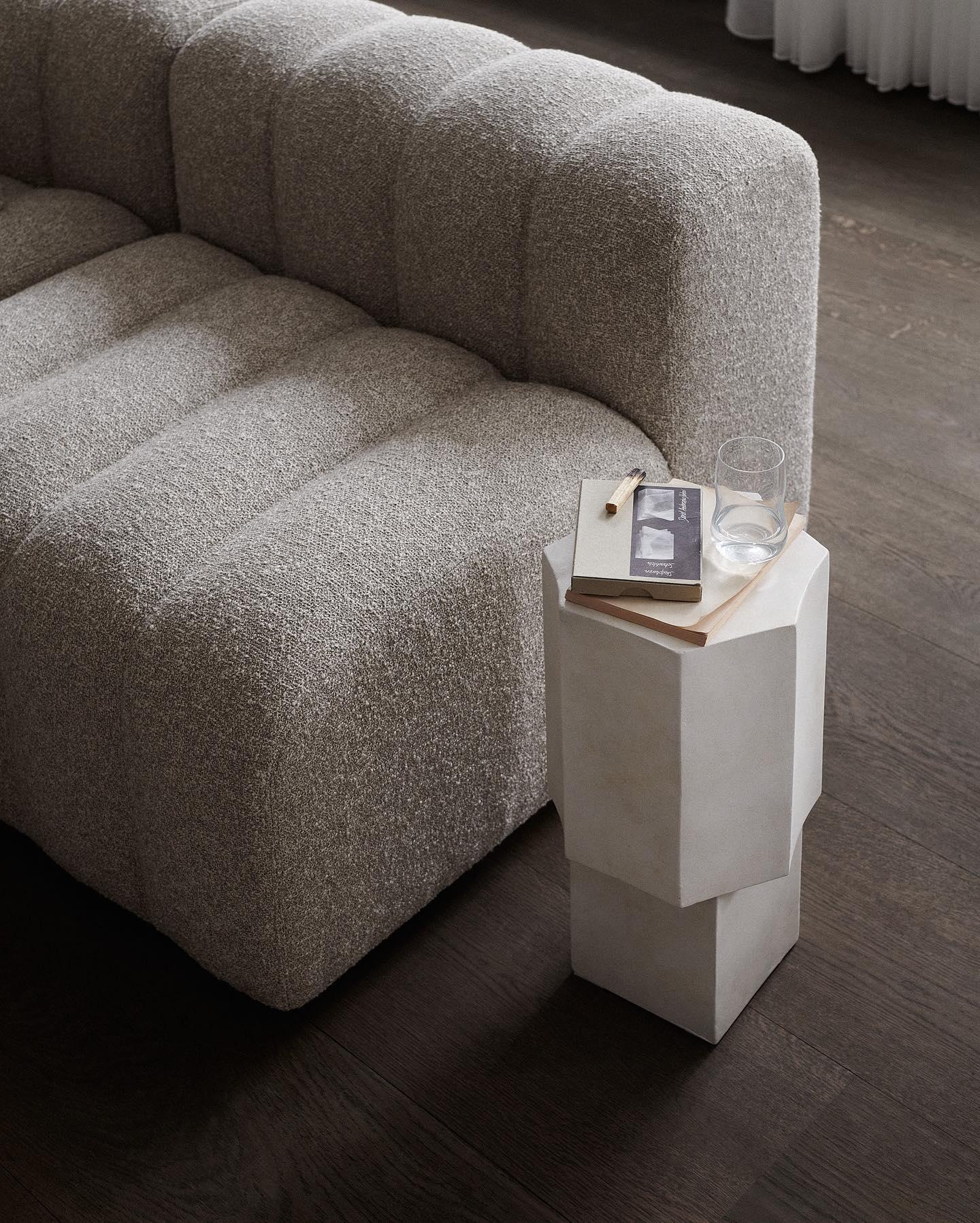 Narożnik modułowy STUDIO boucle beżowy NORR11 Eye on Design