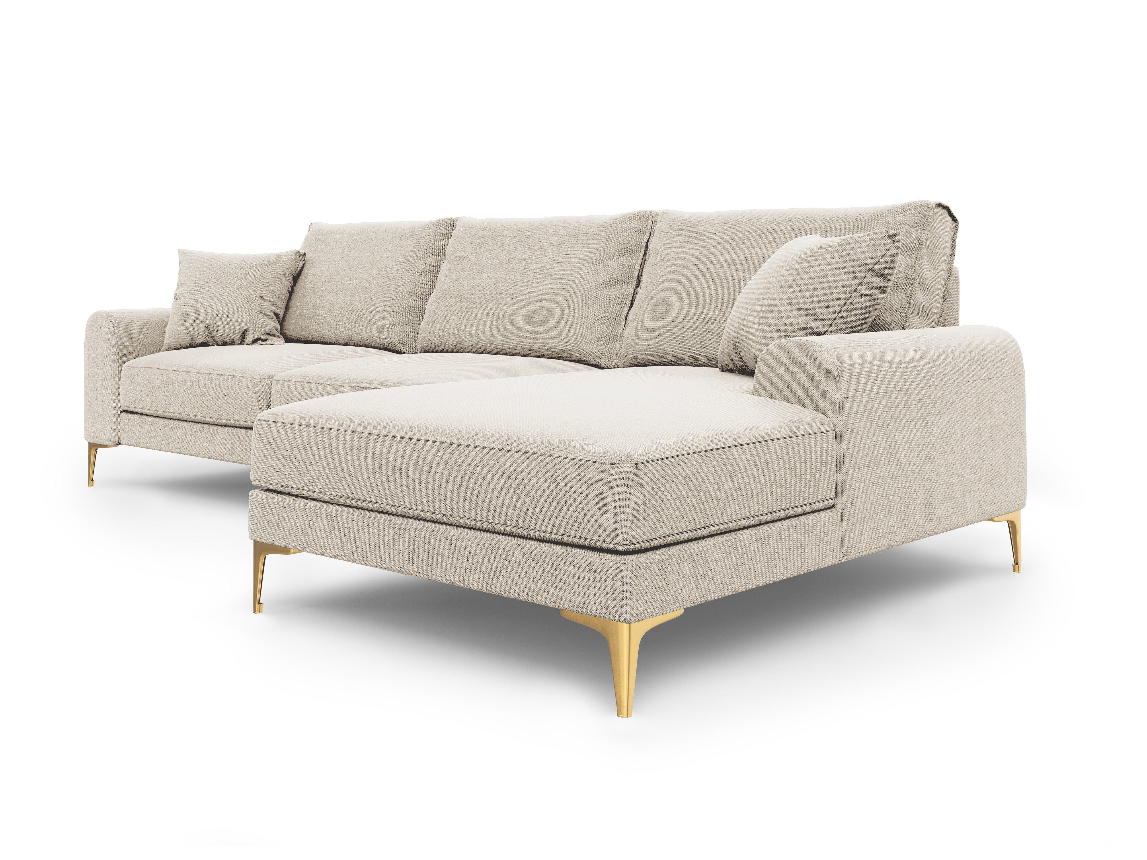 Narożnik prawostronny MADARA jasnobeżowy Mazzini Sofas Eye on Design