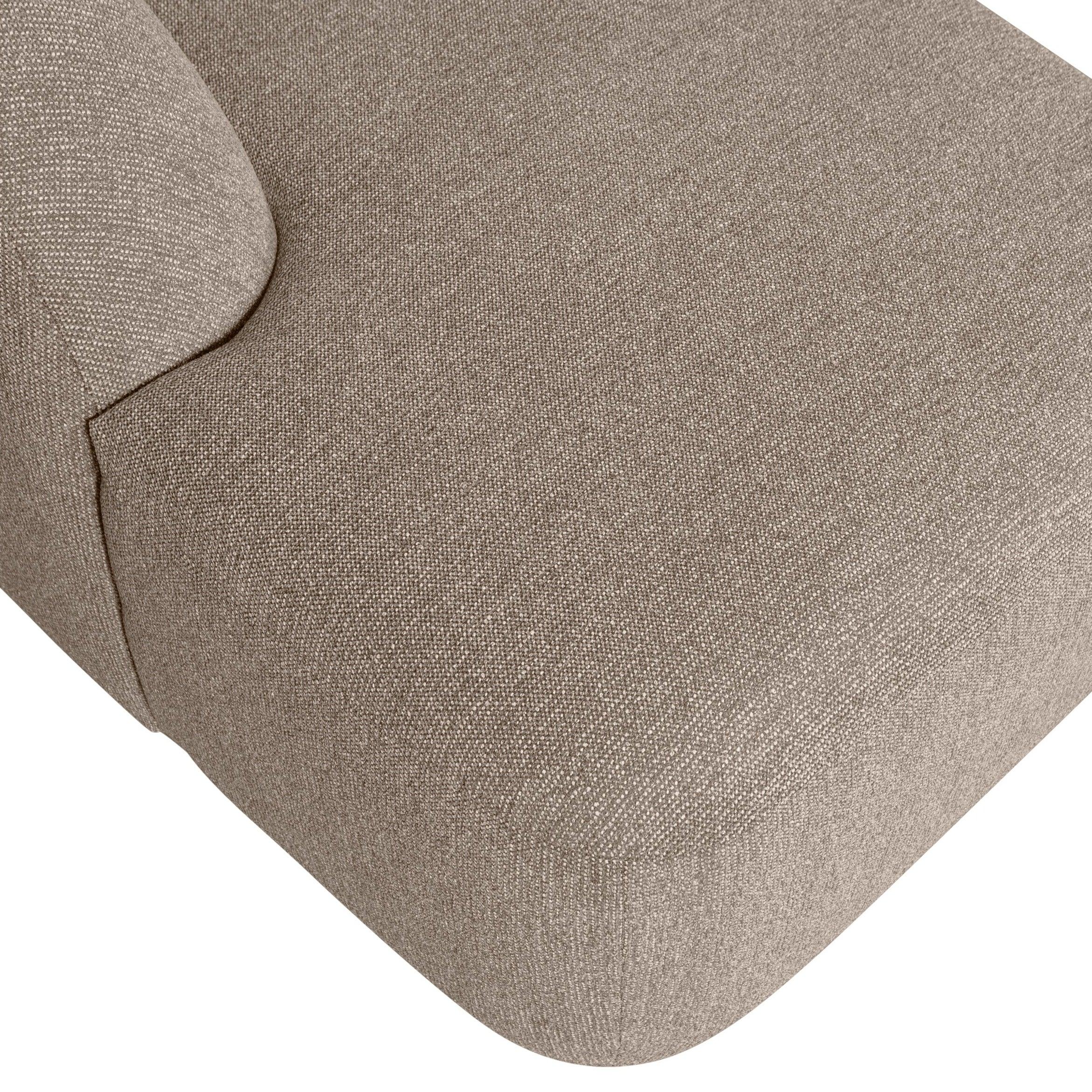 Narożnik w kształcie U SLOPING melanż beżowy Be Pure Eye on Design