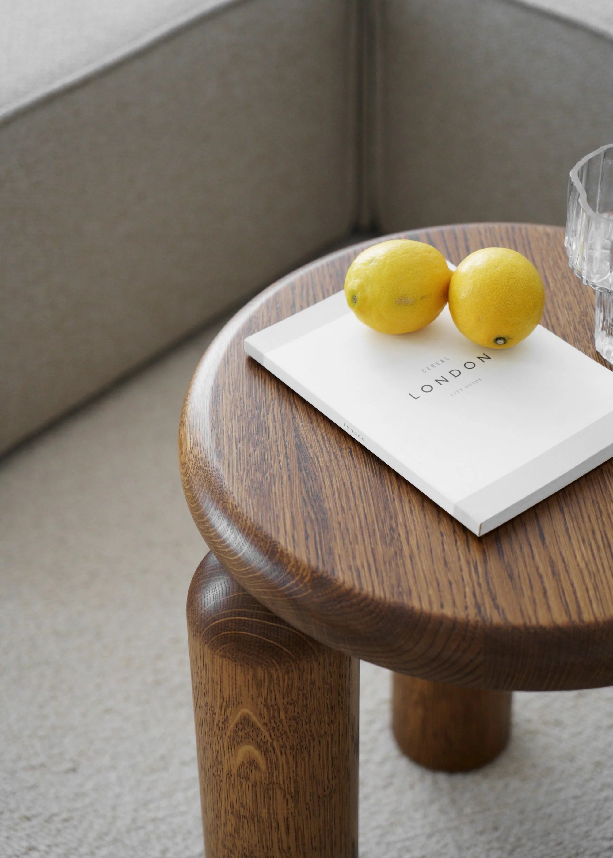 NEO Side Table Dark Oak Wood
