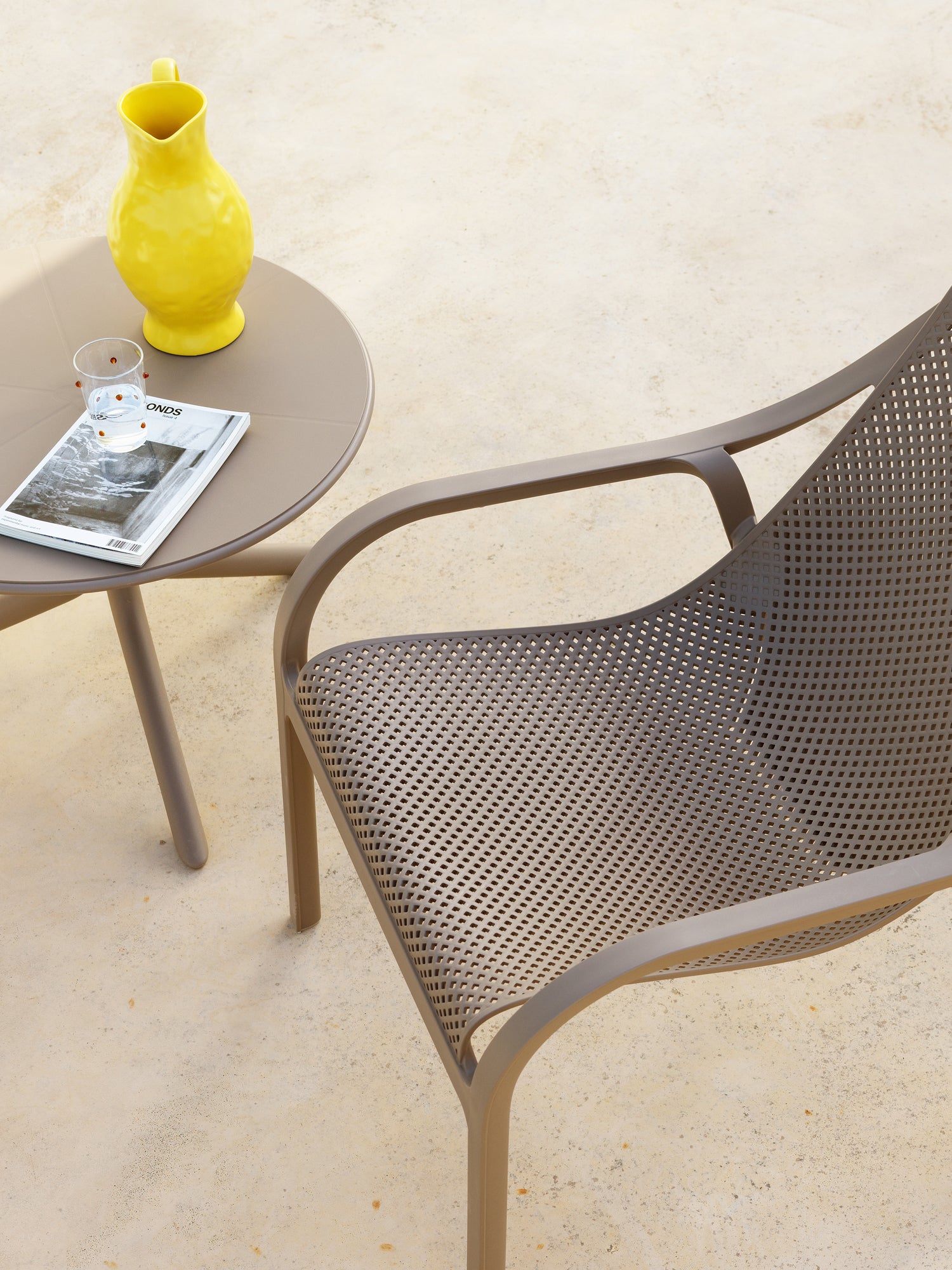 NET Outdoor Armchair White