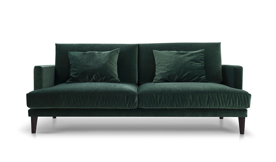 Sofa PARADISE gepolstert mit Eichenbasis