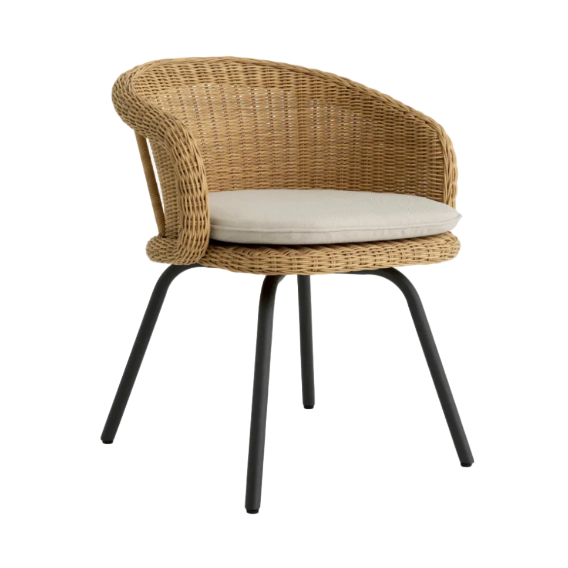 Außenstuhl NOLAN aus Rattan