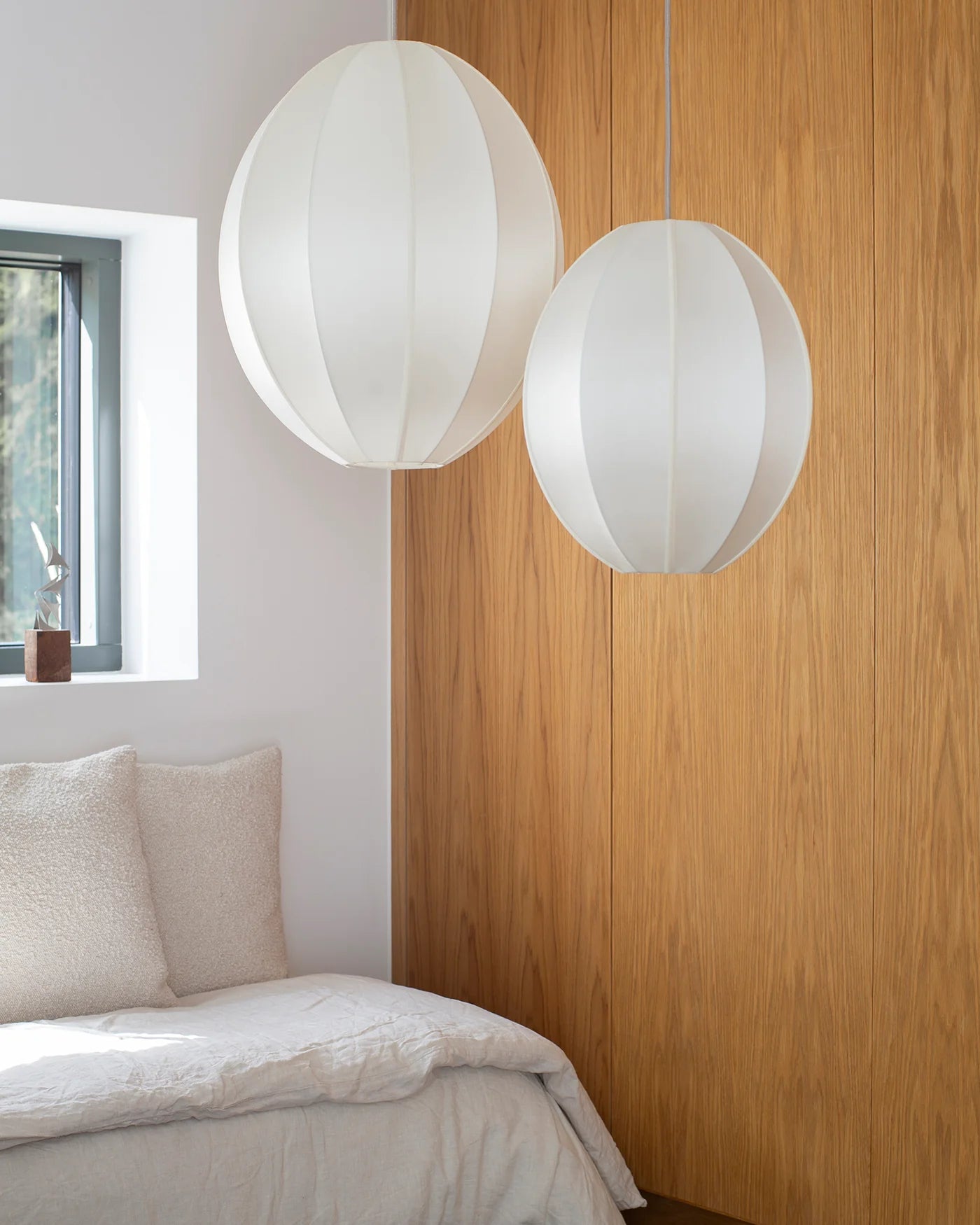 Abażur OVAL gebrochenes Weiß