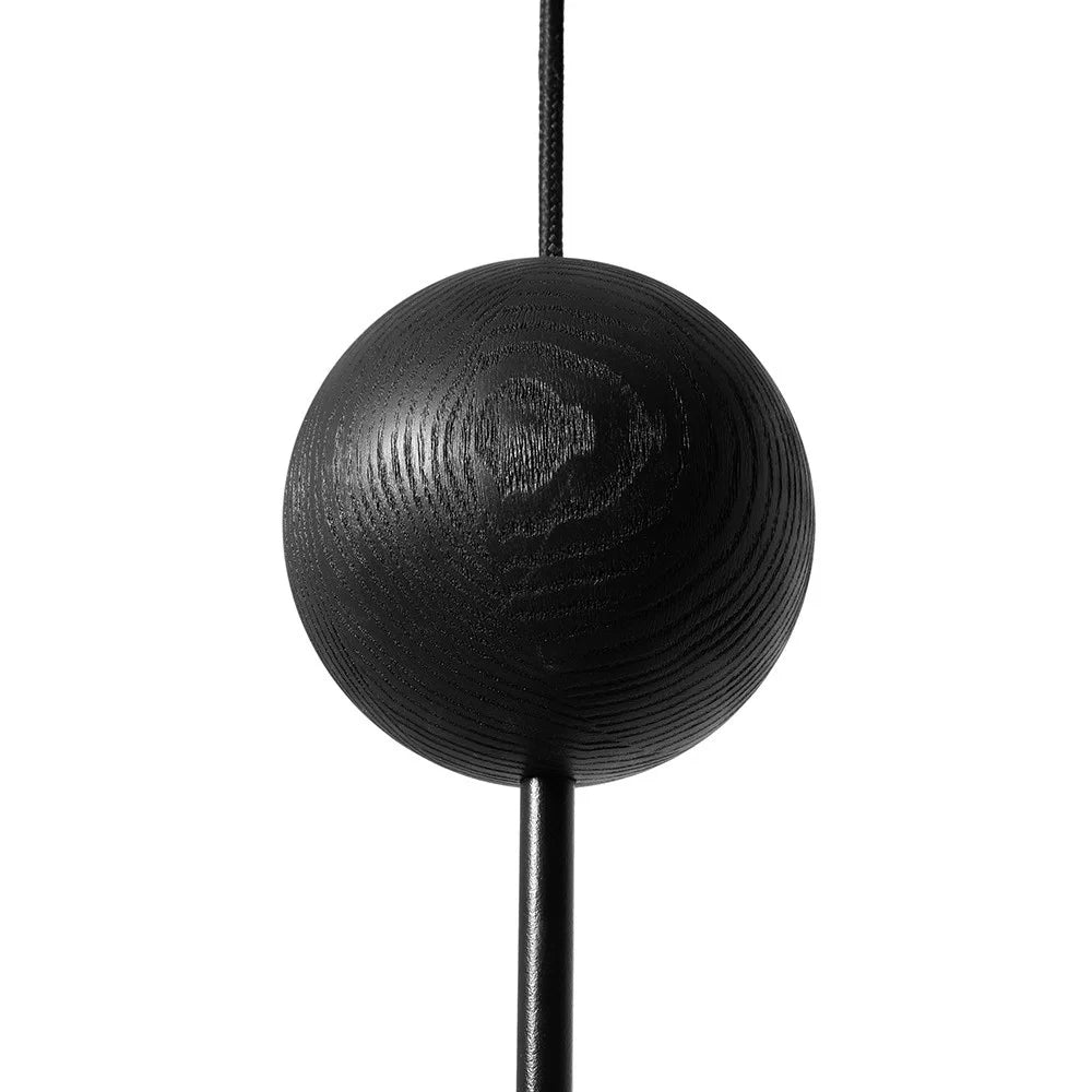 Schwarze Hängelampe OIO