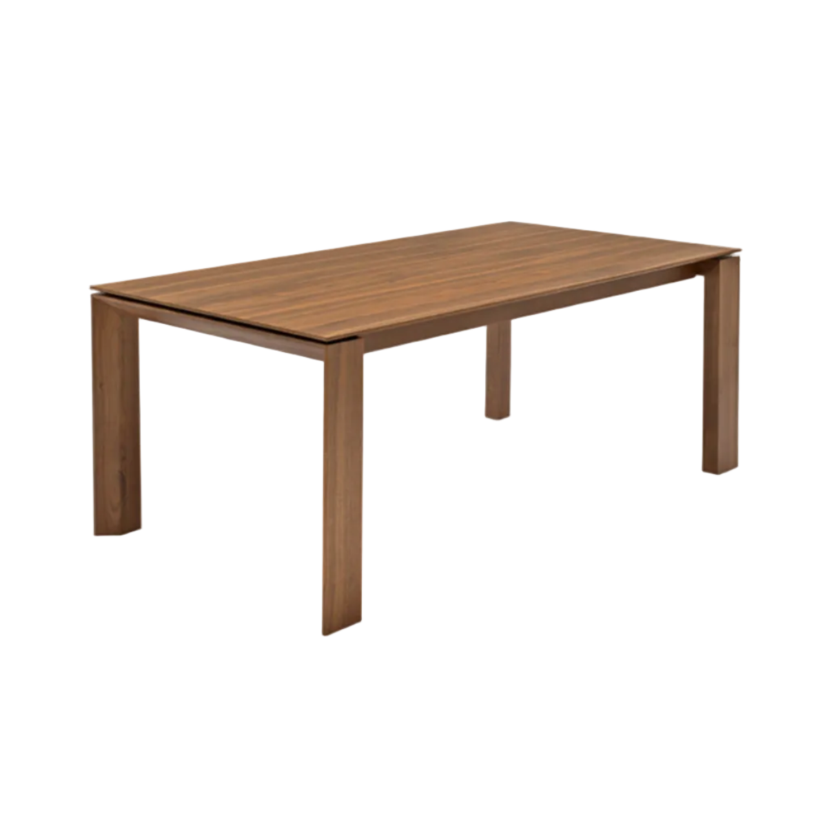Extendable table OMNIA walnut wood