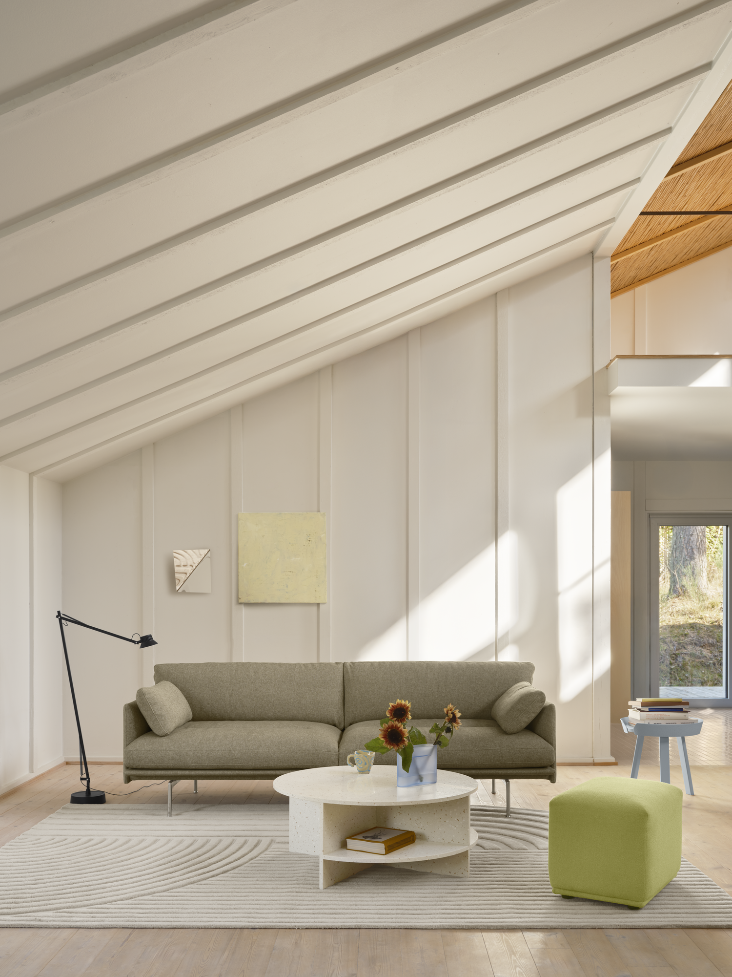Sofa für 2 Personen OUTLINE SOFT gepolstert