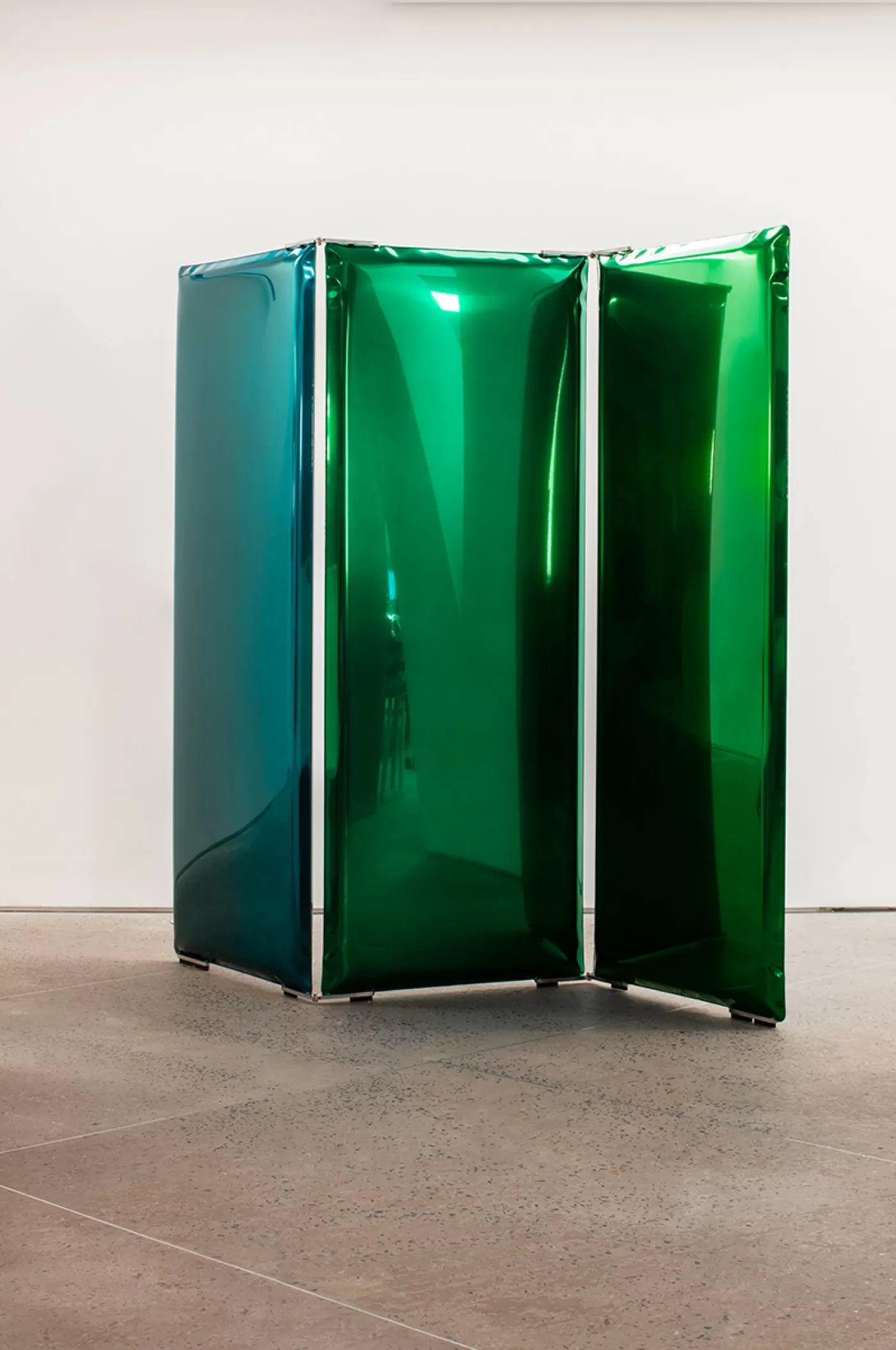 Parawan SONAR MIRROR gradient szafir Zieta Studio Eye on Design