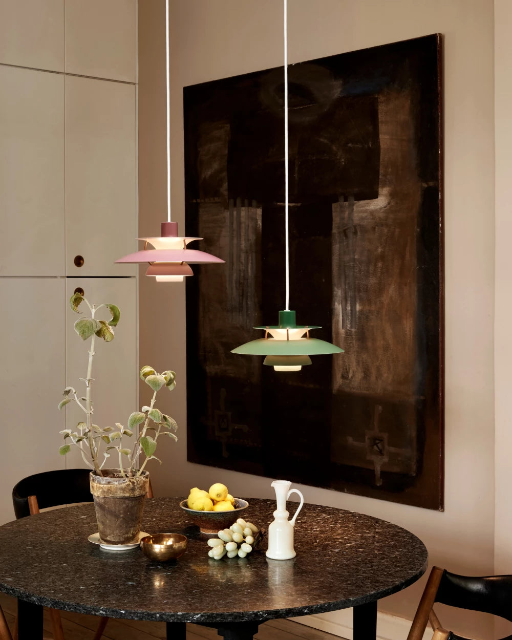 Lampa wisząca PH 5 różowy