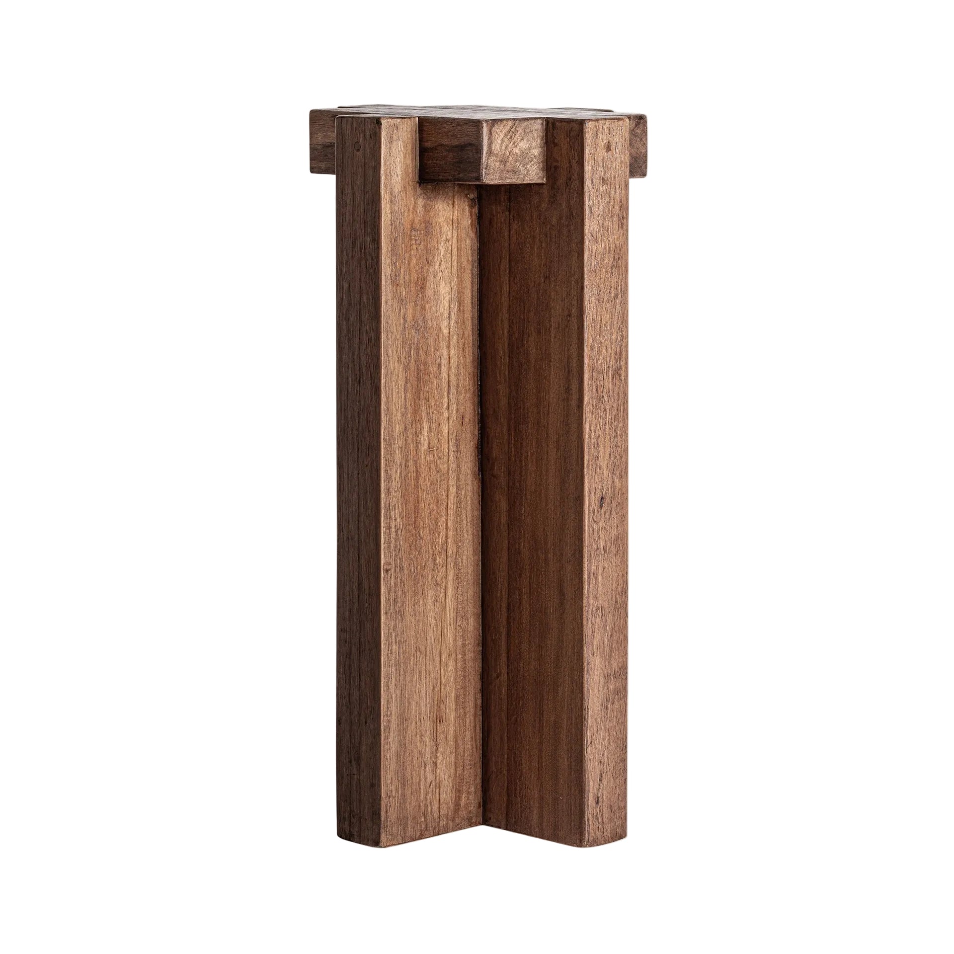 BRUTALIST Side Table Recycled Wood
