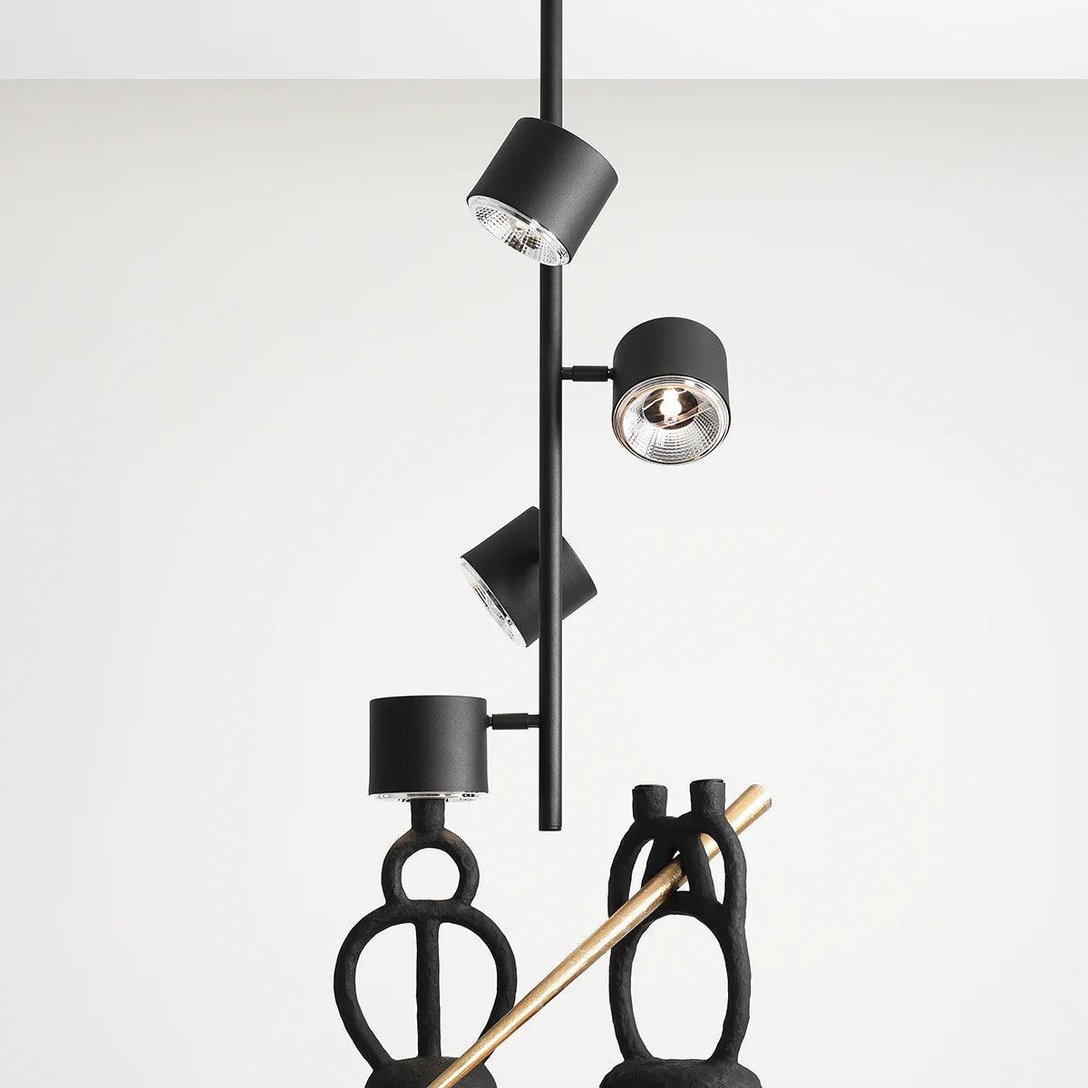 Plafon pionowy BOT QUATRO czarny Artera Eye on Design