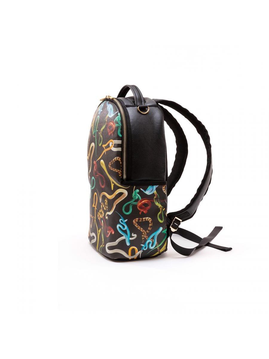 Plecak SNAKES czarny Seletti Eye on Design
