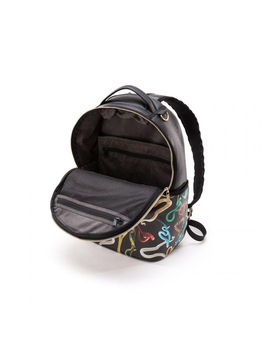Plecak SNAKES czarny Seletti Eye on Design