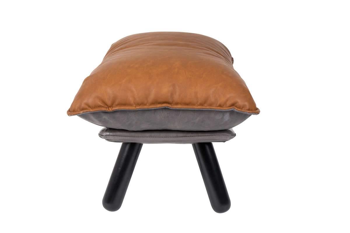 Podnóżek LAZY SACK brązowa ekoskóra Zuiver Eye on Design