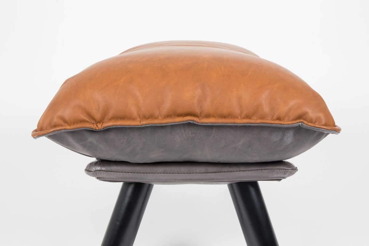 Podnóżek LAZY SACK brązowa ekoskóra Zuiver Eye on Design