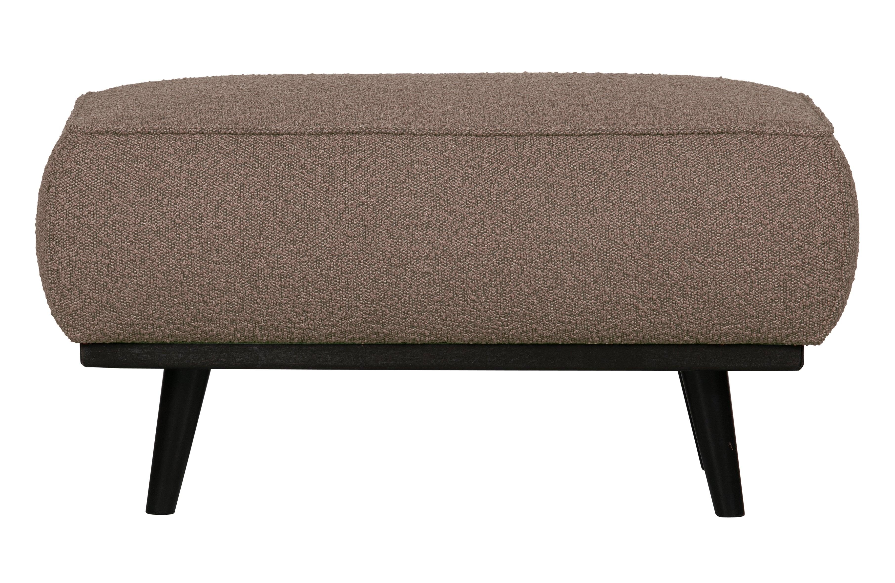 Podnóżek STATEMENT boucle jasnobrązowy Be Pure Eye on Design