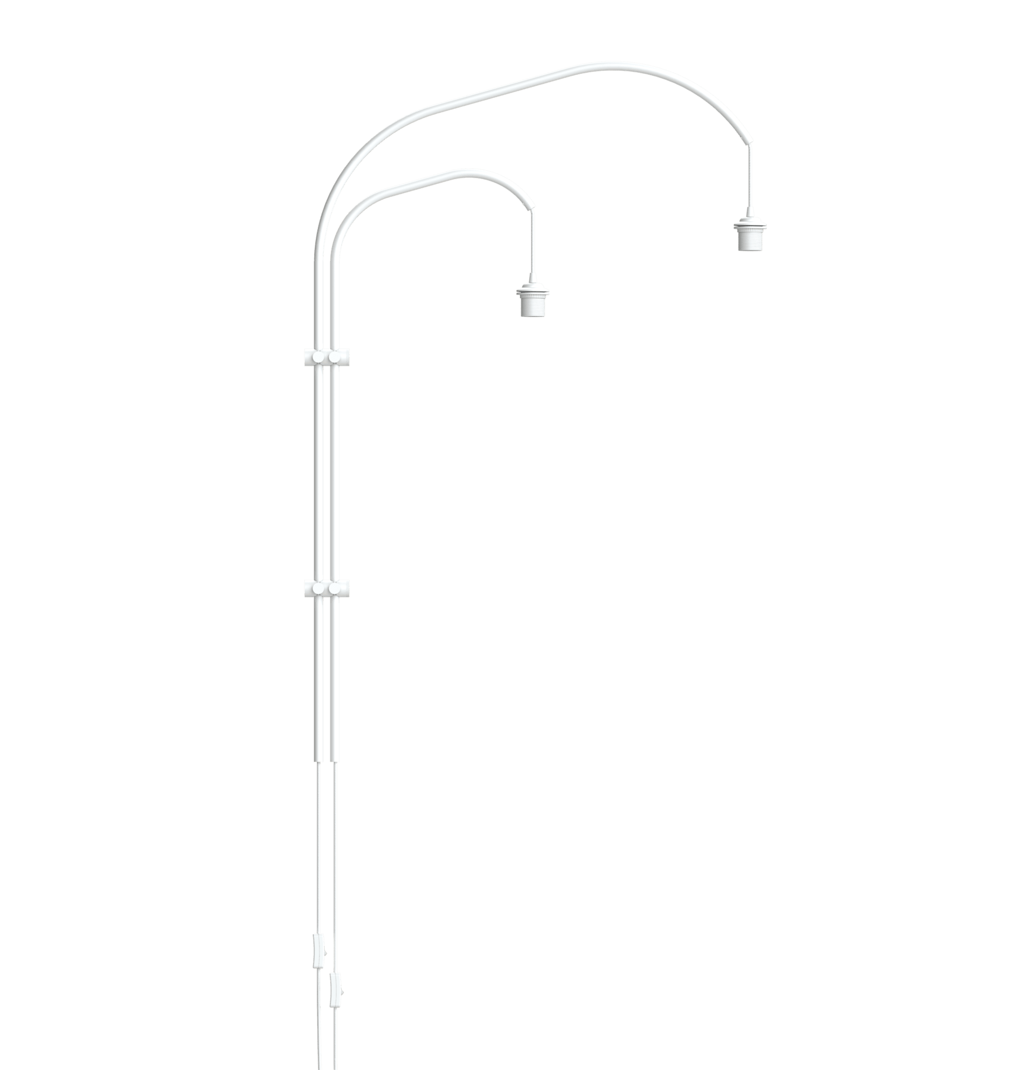 Podstawa lampy ściennej WILLOW DOUBLE biały UMAGE Eye on Design