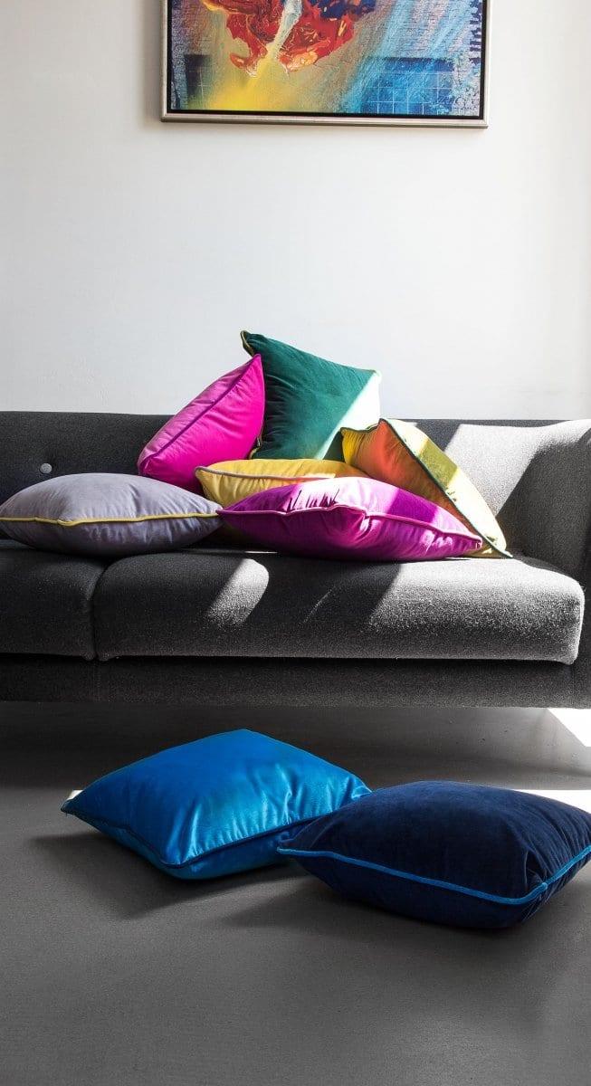 Poduszka dekoracyjna DUO żółty Poduszkowcy Eye on Design