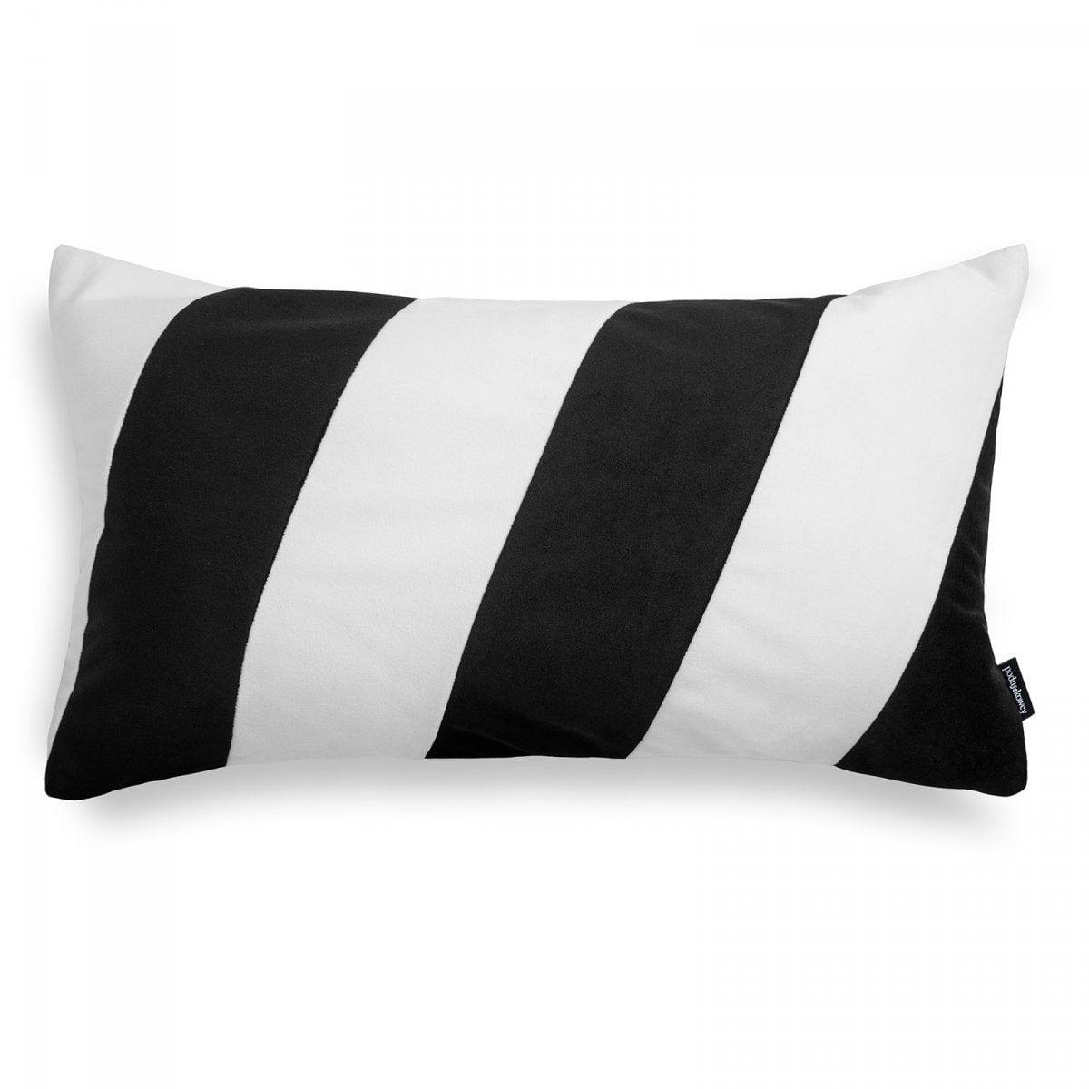Poduszka dekoracyjna STRIPES czarno-biały Poduszkowcy Eye on Design