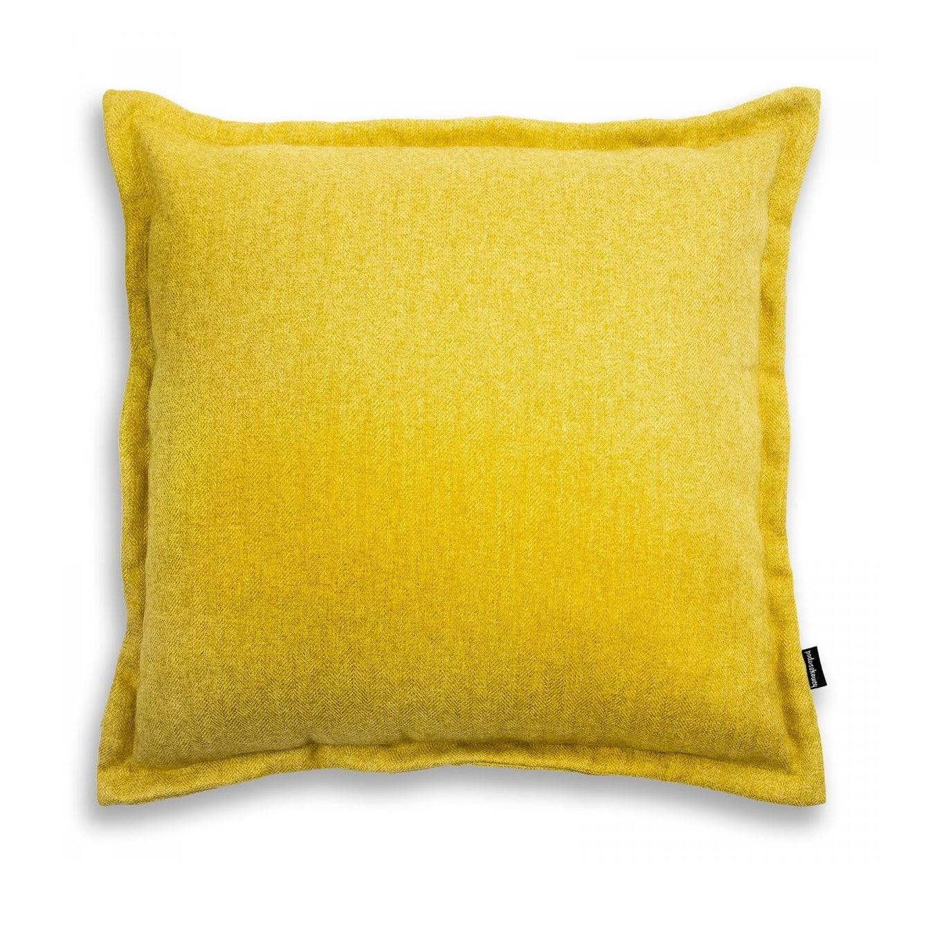Poduszka dekoracyjna TWEED żółty Poduszkowcy Eye on Design