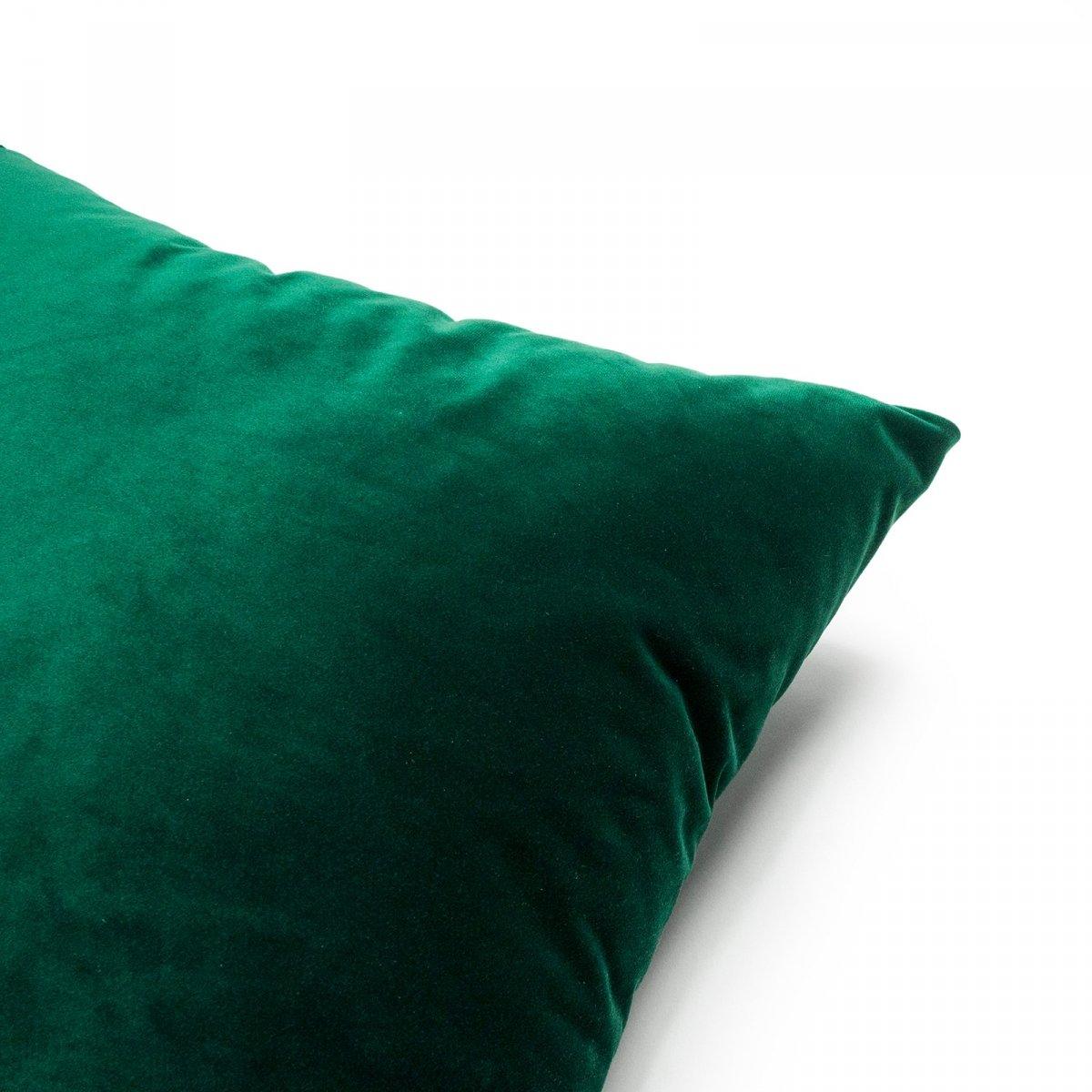 Poduszka dekoracyjna VELVET ciemnozielony Poduszkowcy Eye on Design