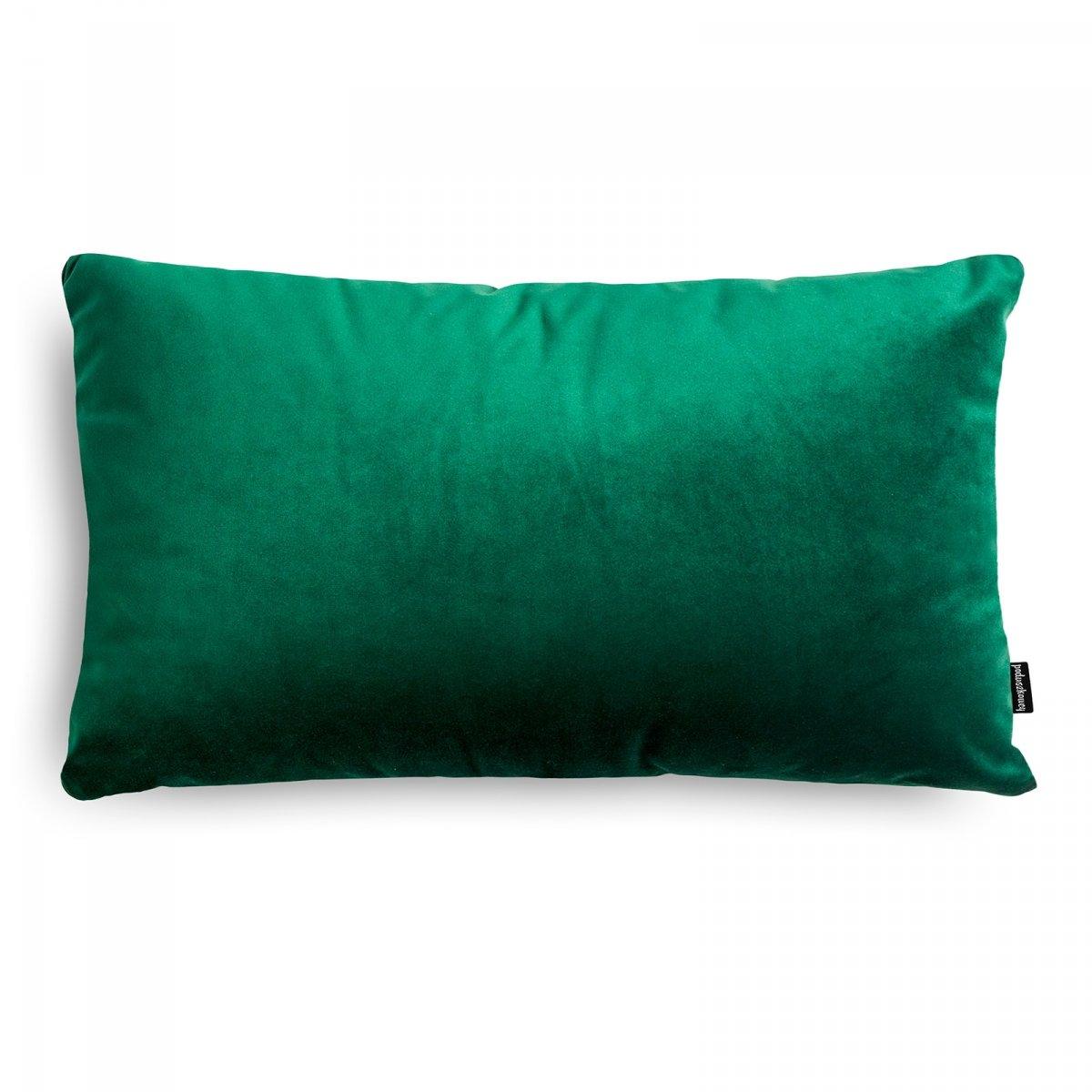 Poduszka dekoracyjna VELVET ciemnozielony Poduszkowcy 50x30 cm Eye on Design