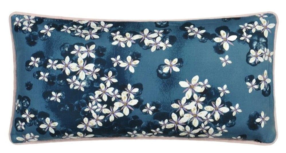 Poduszka dwustronna LACROIX CHERRY! BLEU DENIM bawełniana satyna Christian Lacroix Eye on Design