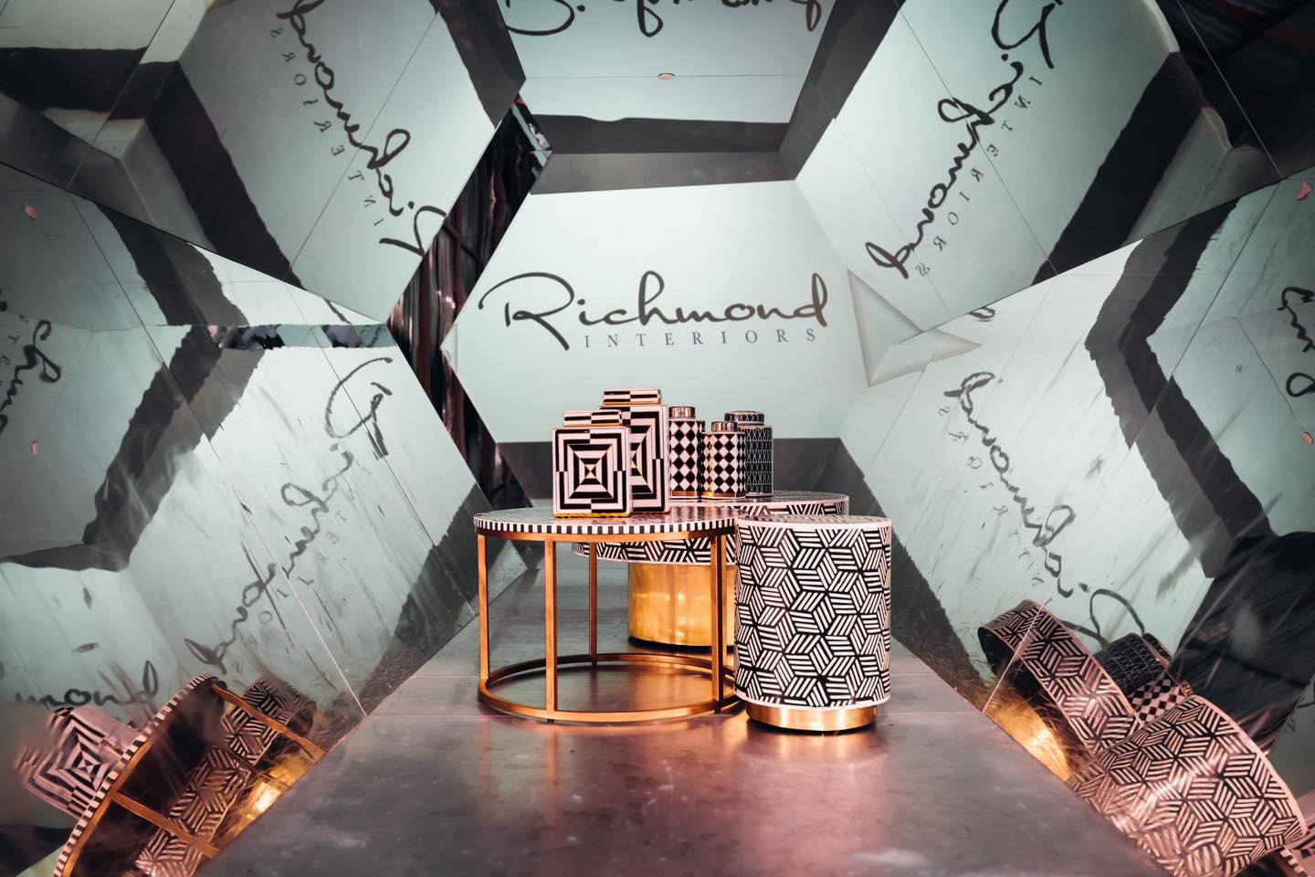 Pojemnik FILOU biało-czarny Richmond Interiors Eye on Design