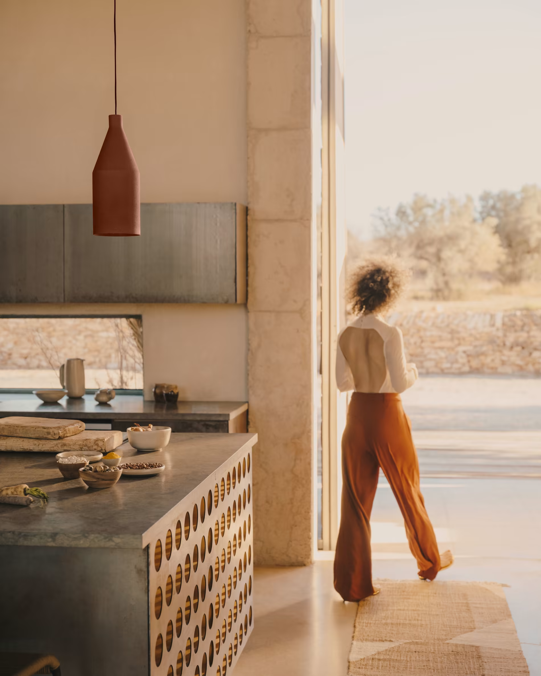 Lampa wisząca PERALTA terakotowy La Forma Eye on Design