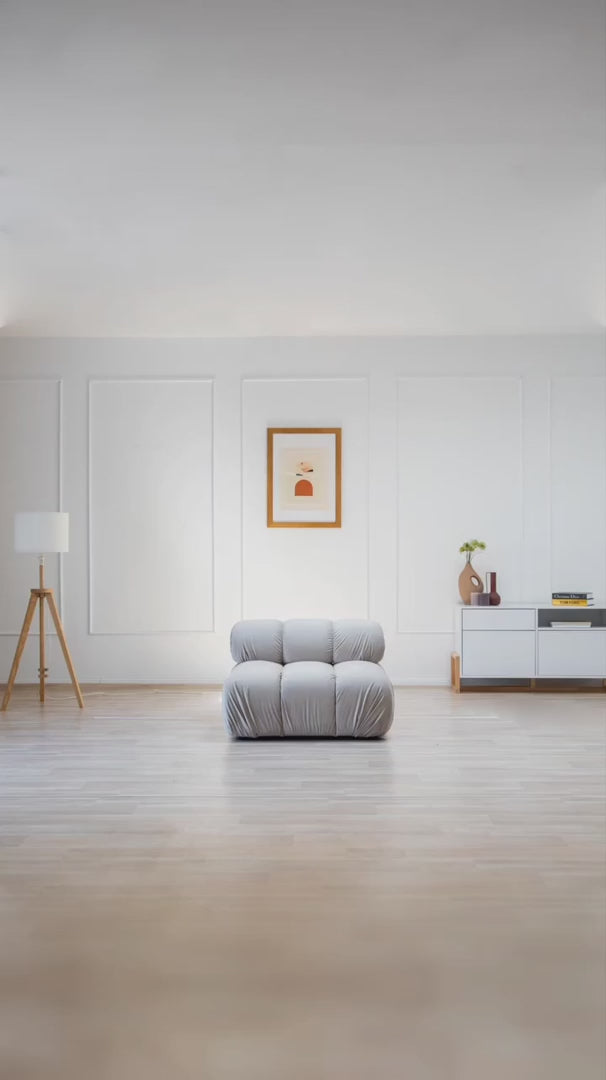 2-Sitzer-Samtsofa Ruby Tropea