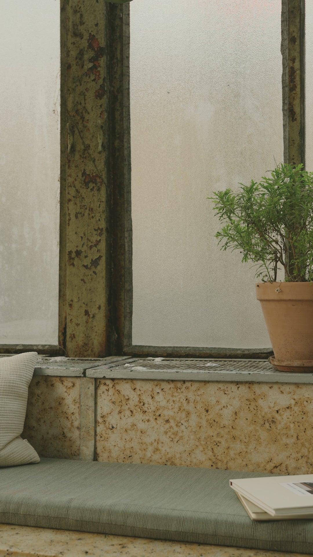 Portable lamp KIZU white marble