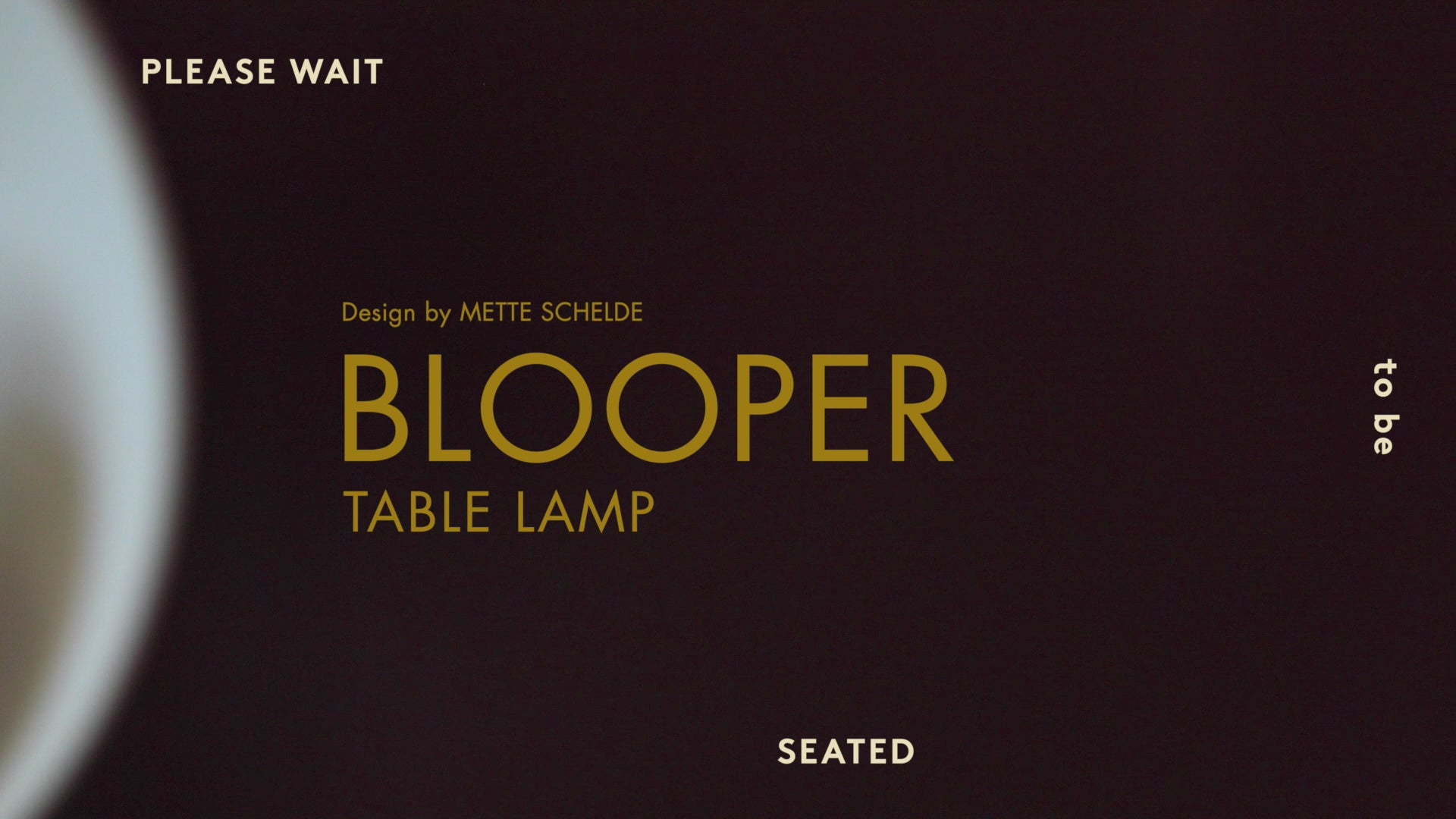 Tischlampe BLOOPER blau mit rosa