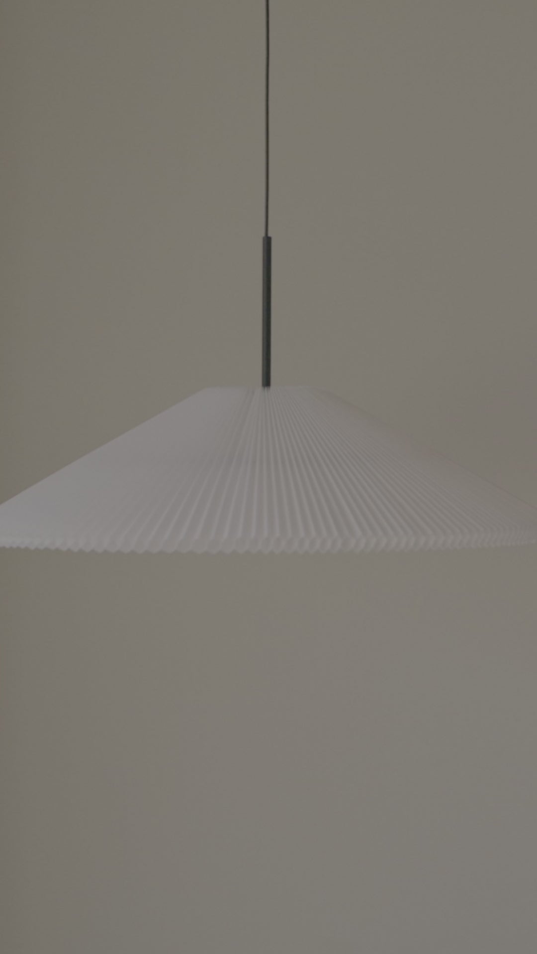 White hanging lamp