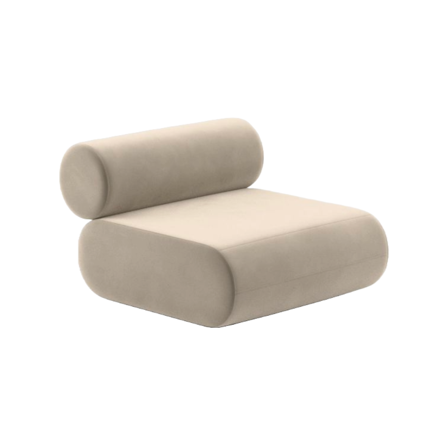 Fettmodulares Sofa - zentrales Polstermodul